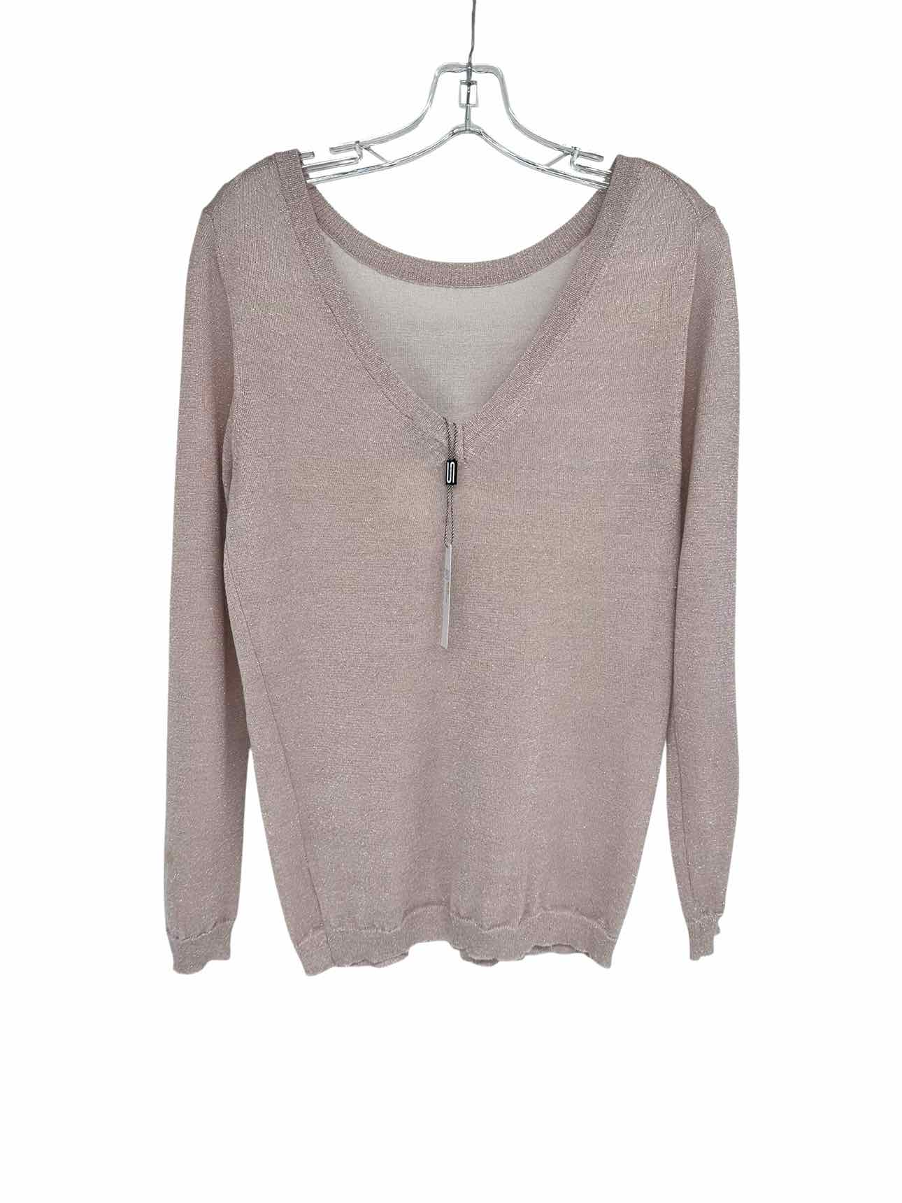 Sioni Blush Long Sleeve Top Size S