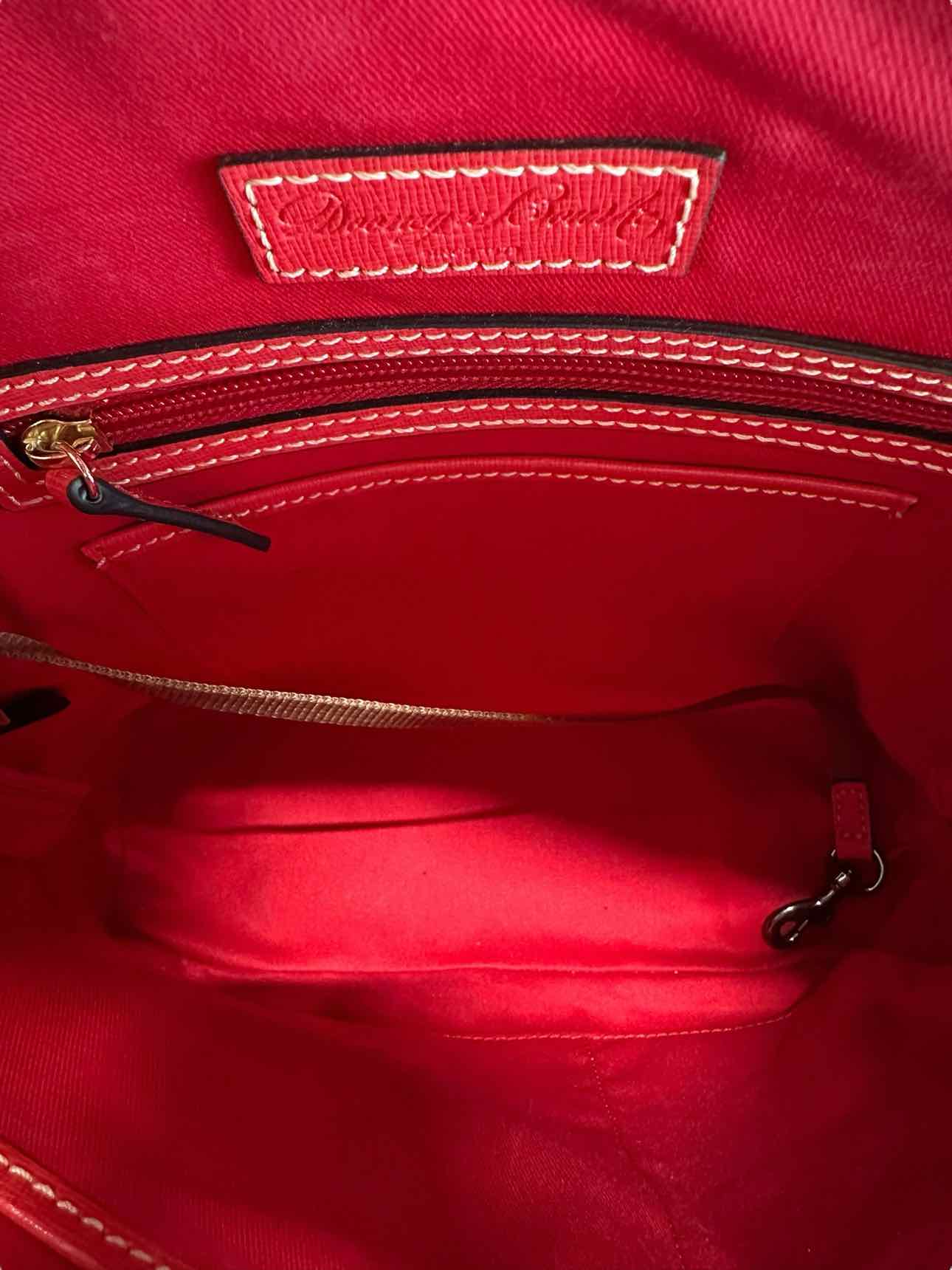 Dooney & Bourke Zip Pod Backpack Red Leather