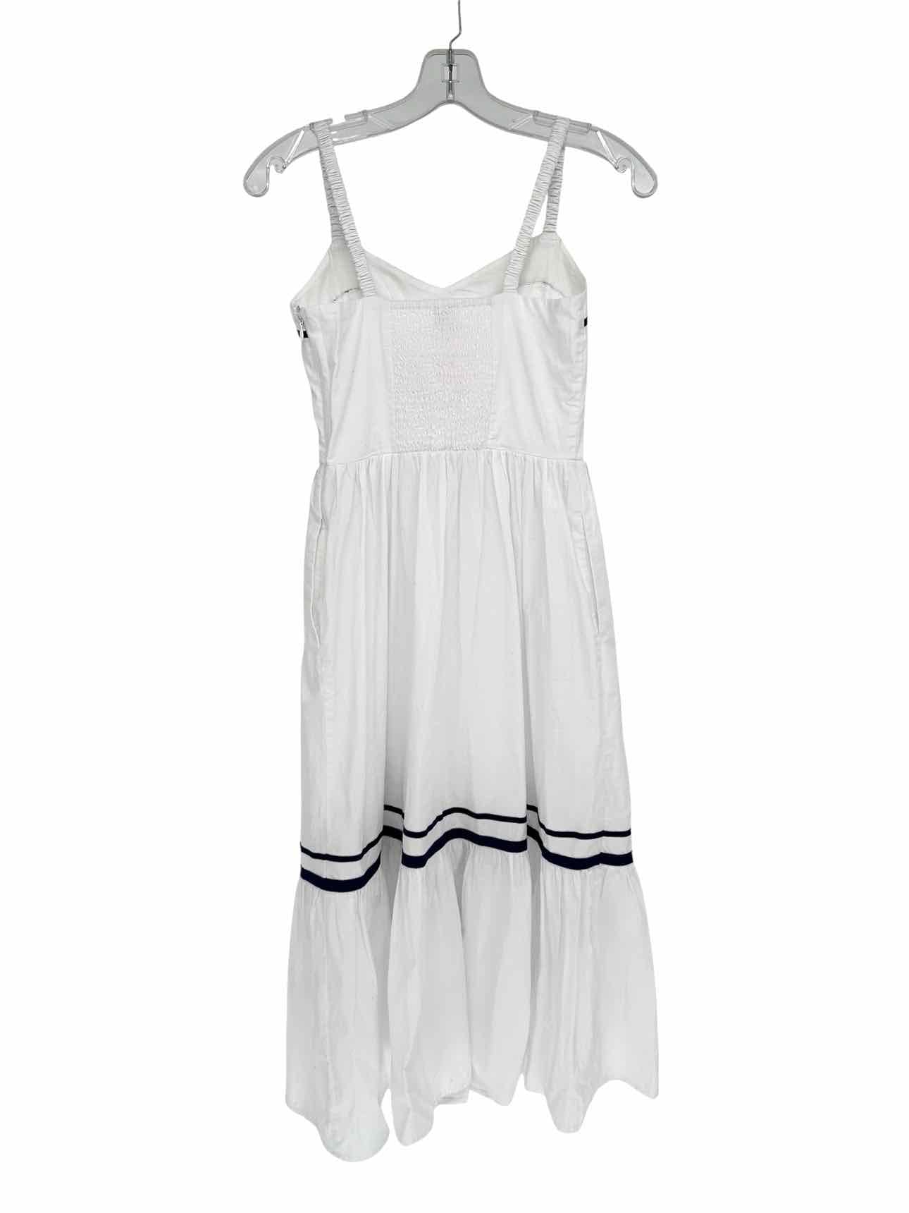 J. Crew White Midi Dress Size 00