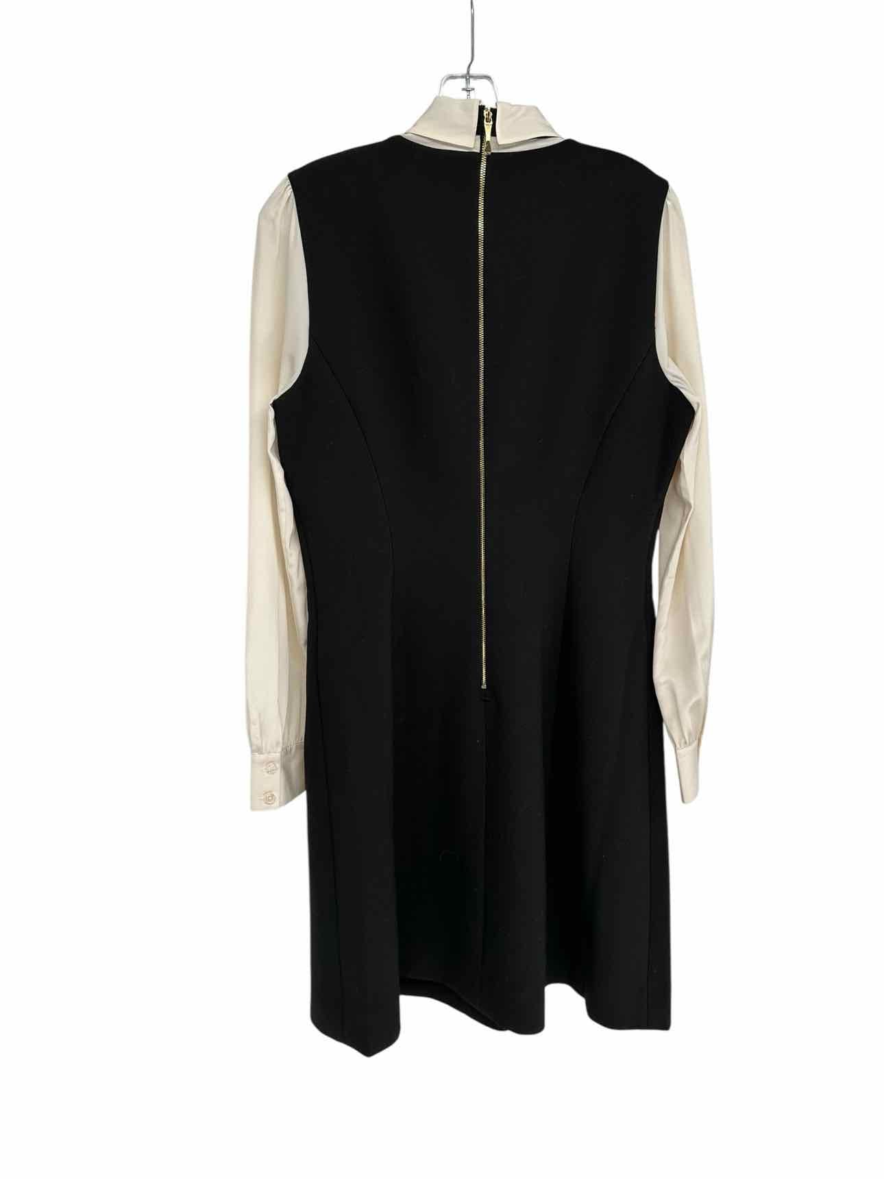 Kate Spade Bow Tie Crepe A-Line Dress Black Size 12 **NEW**