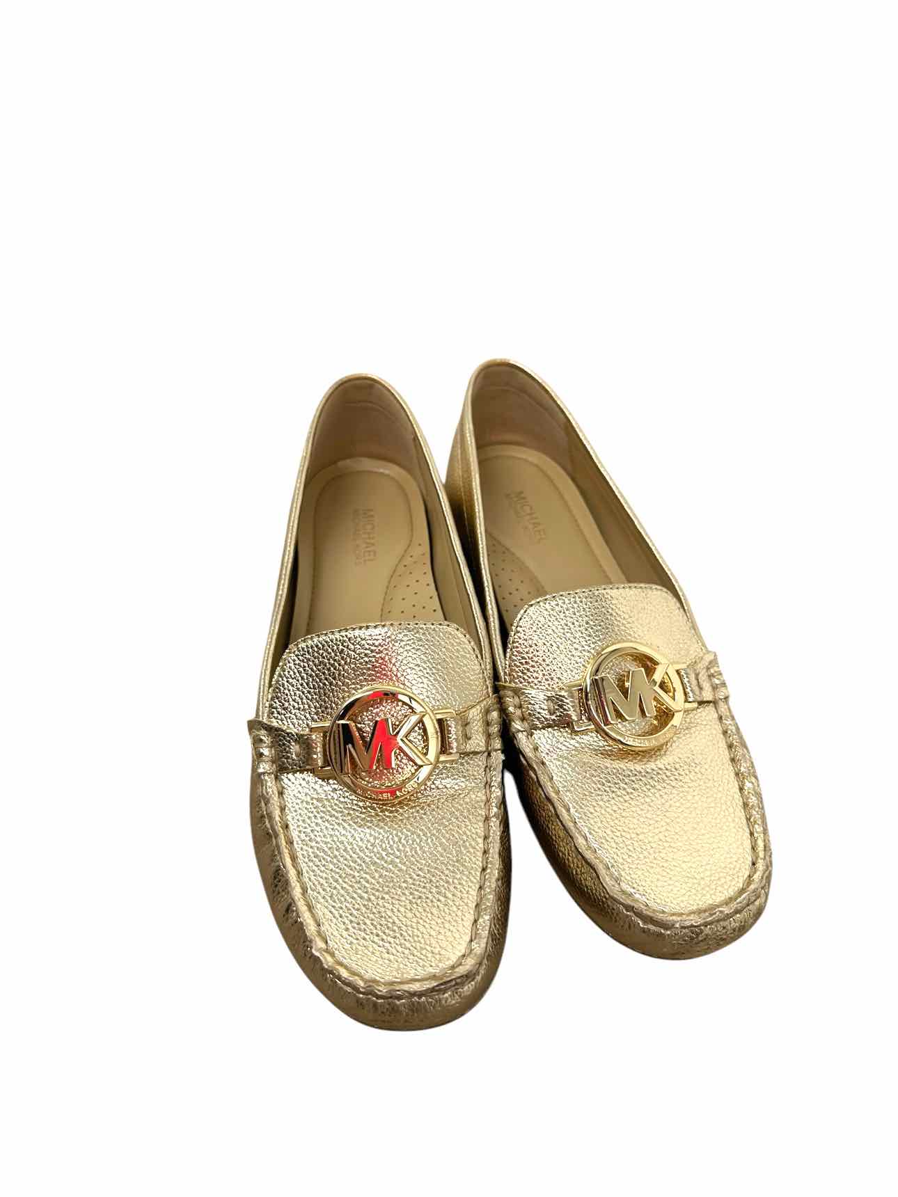 Michael Kors Fulton Metallic Moccasins Shoe Size 6.5