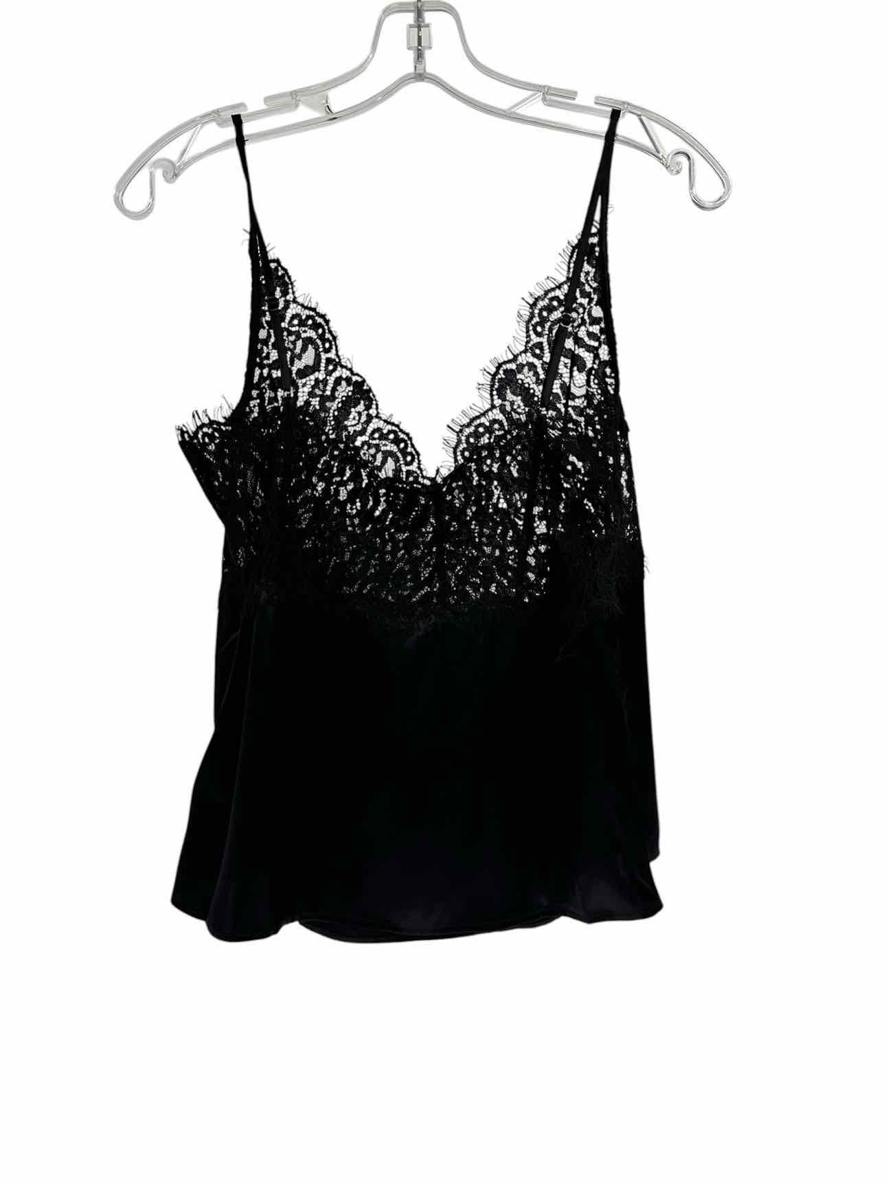 L'Agence Priya Lace Cami Black Size S **NEW**