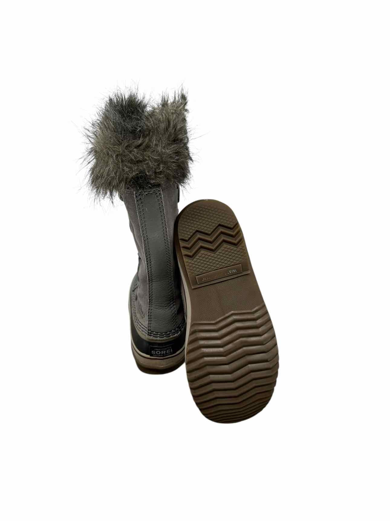 Sorel Joan of Arctic Waterproof Pac Boots Gray Shoe Size 7