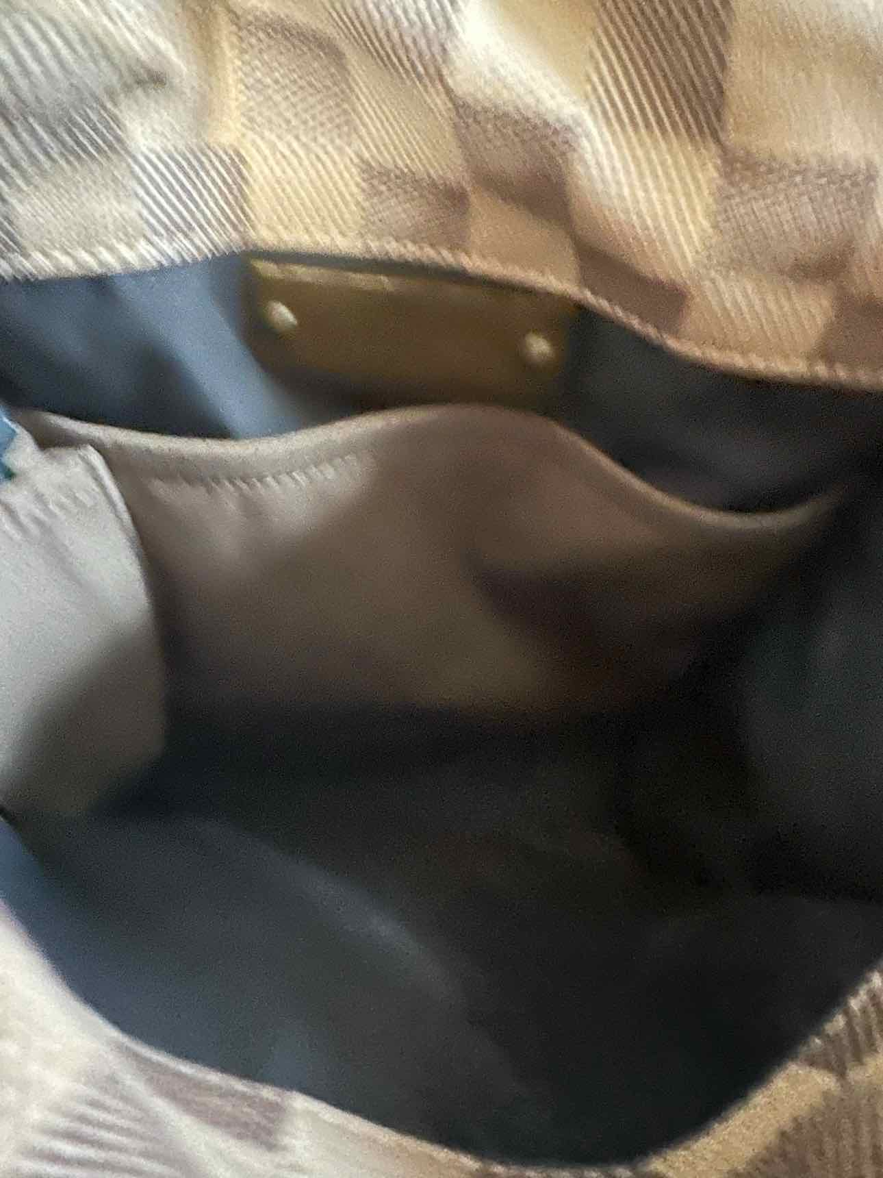 Louis Vuitton Damier Lune Trotteur Beige Leather Crossbody