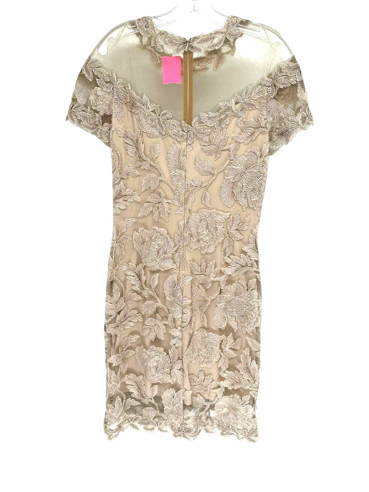 Tadashi Shoji Beige Size 10 Dress