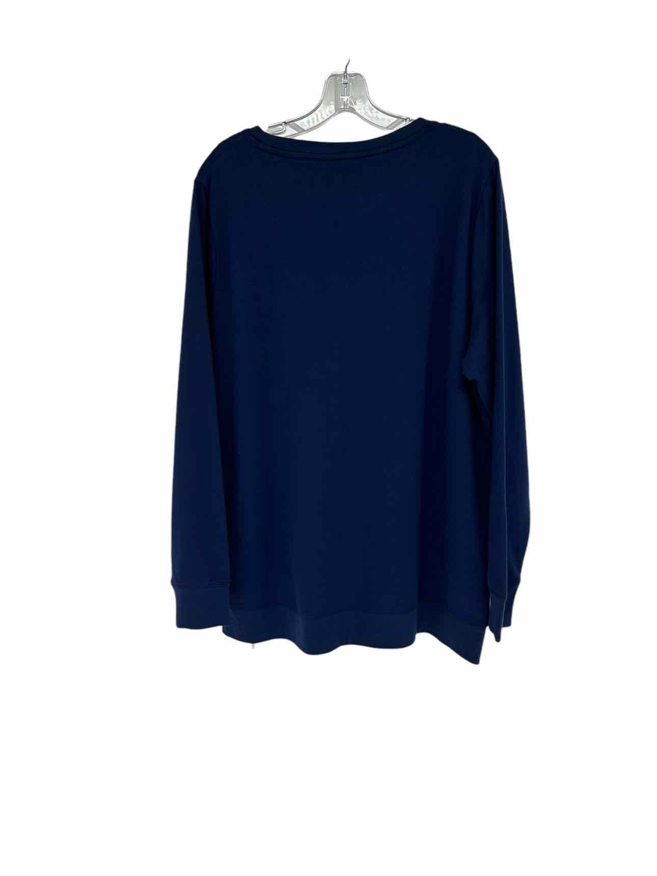 J. Crew Navy Crewneck Sweatshirt SIZE XL **NEW**