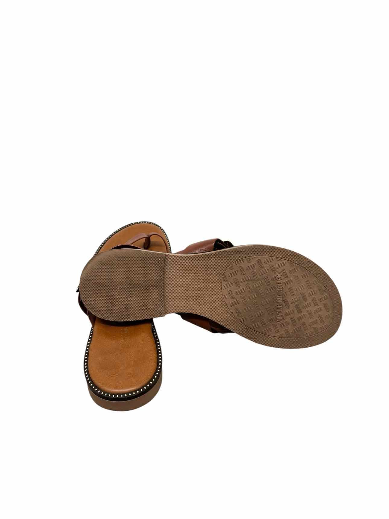 Toscanella Tan Shoe Size 8 Sandals