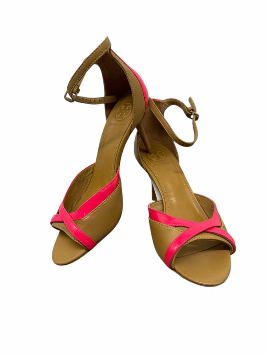 Tory Burch Lois Heels Tan Shoe Size 7