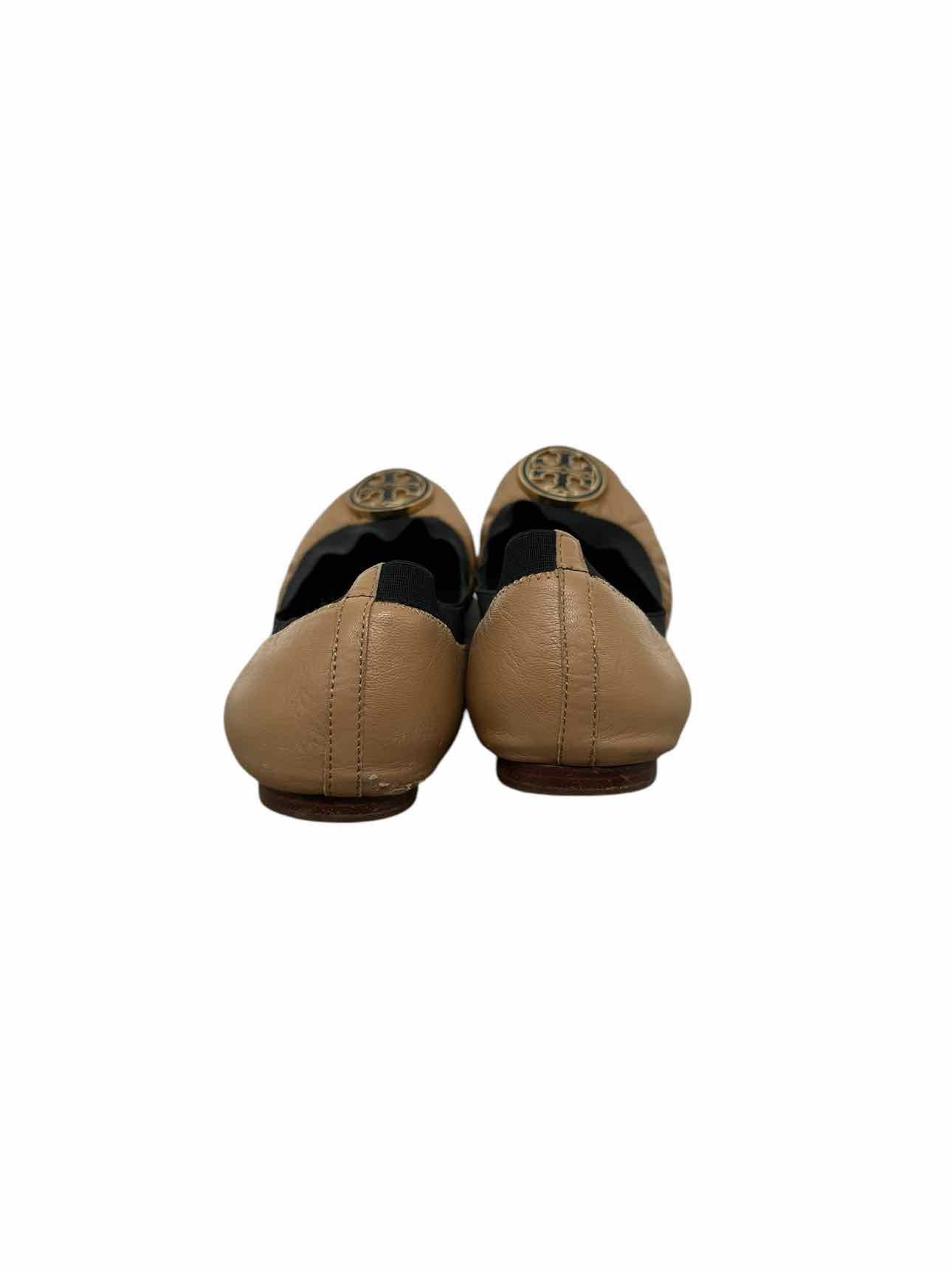 Tory Burch Caroline Ballet Flats Tan Shoe Size 11