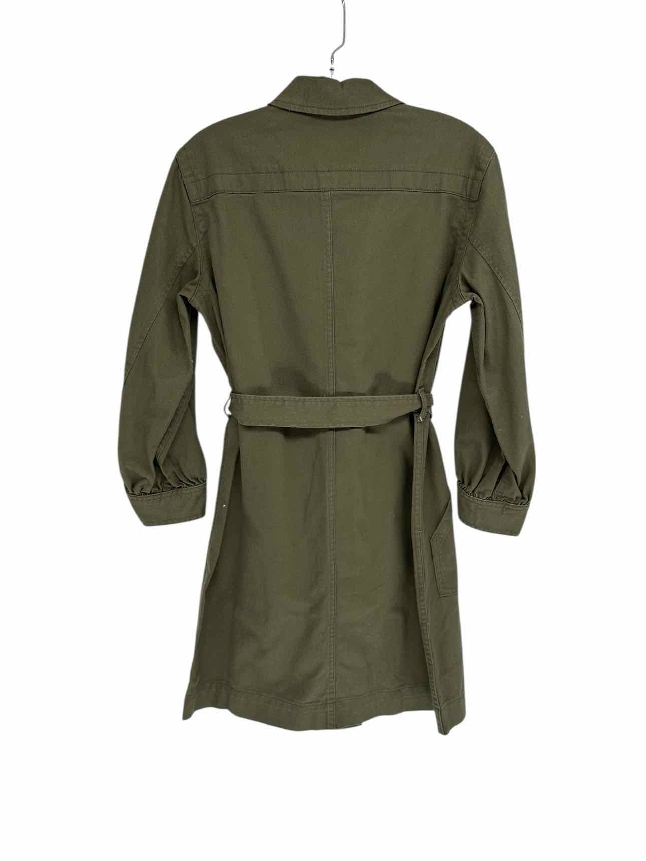 Free Assembly Utility Midi Dress Green Size S **NEW**
