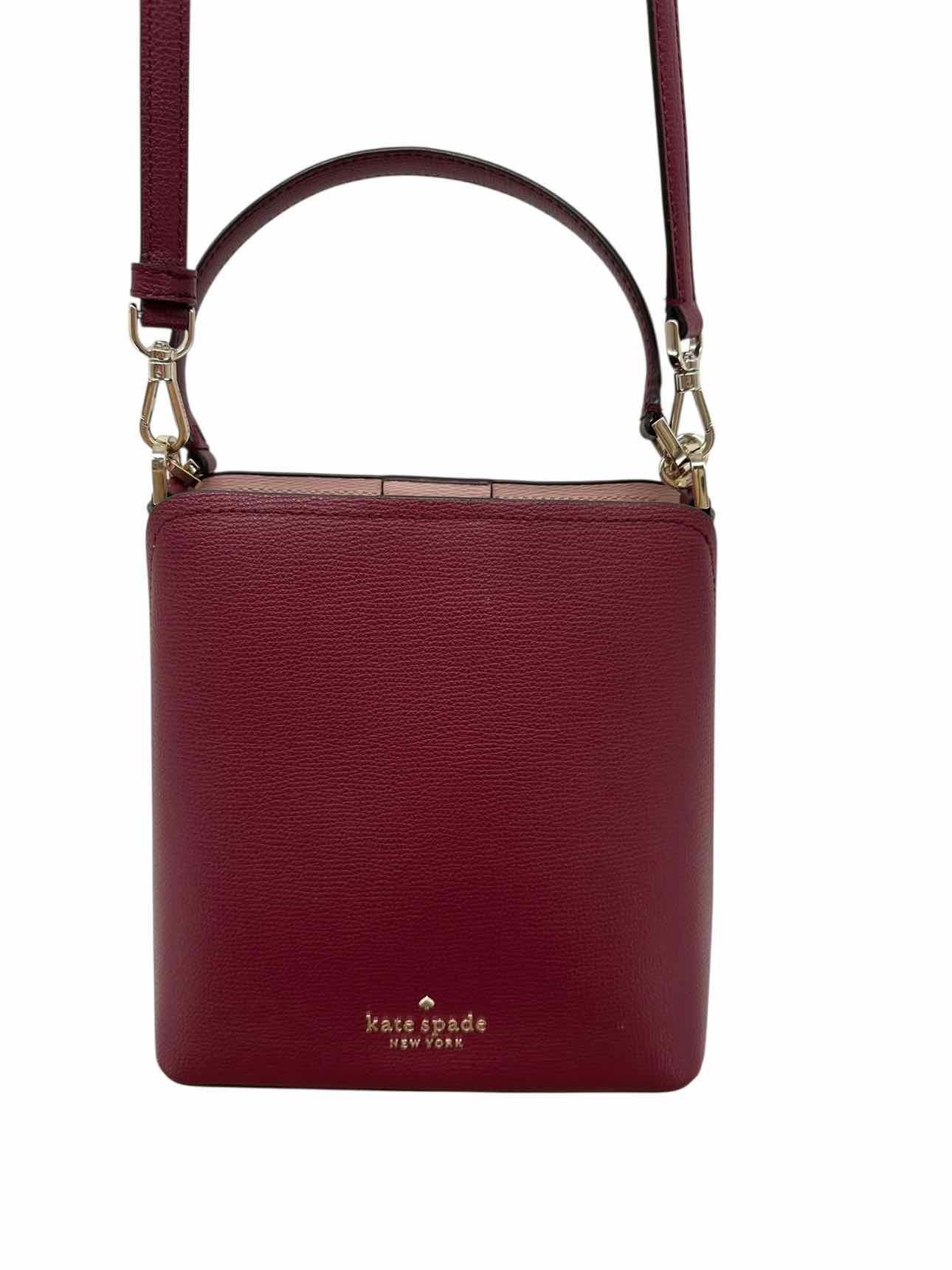 Kate Spade Darcy Bucket Bag Raspberry Leather Bucket Bag