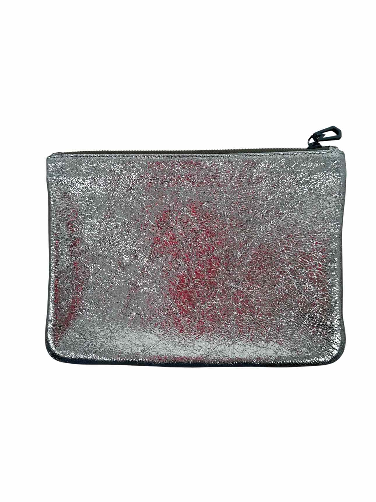 Marc Jacobs Gunmetal Leather Handheld