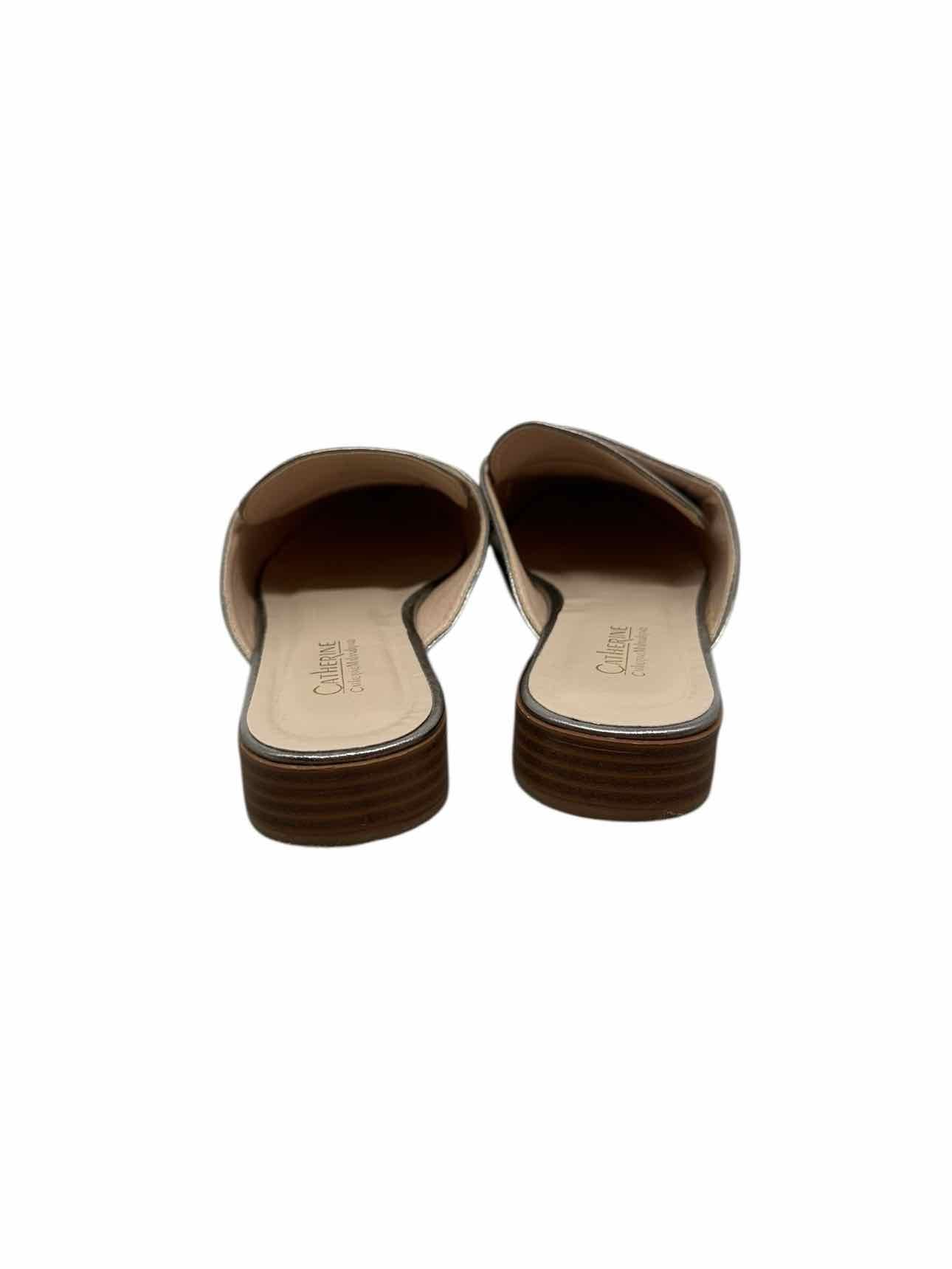 Catherine Malandrino Pewter Shoe Loafer Mule Size 8 **NEW**
