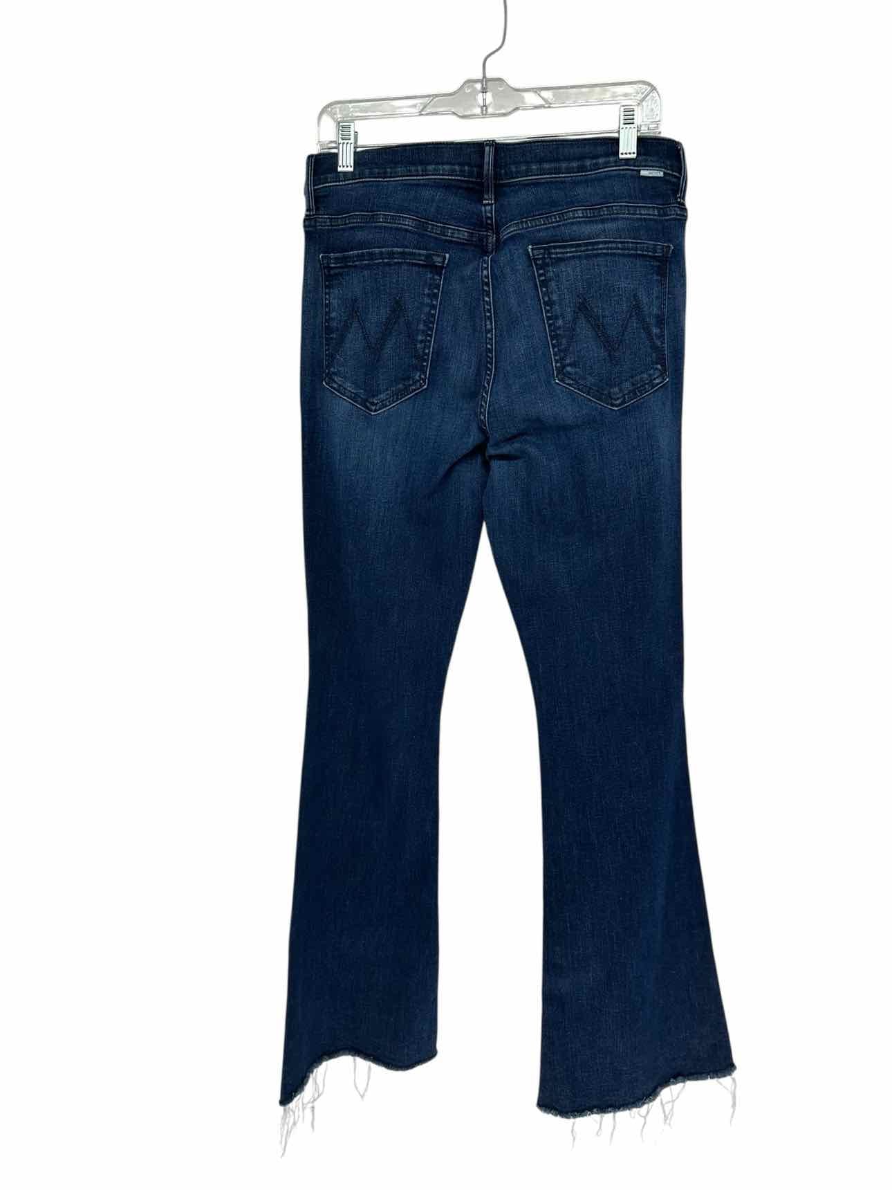 Mother The Weekender Fray Blue Jeans Size 10