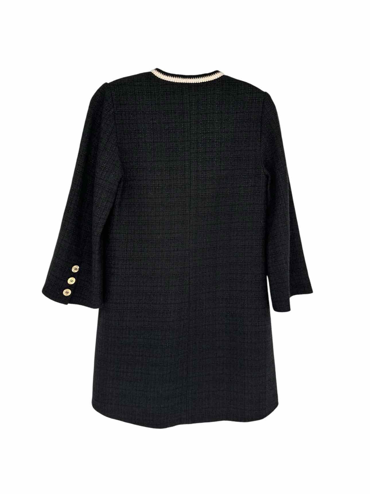 Sandro Black Eva Tweed Dress Size XS