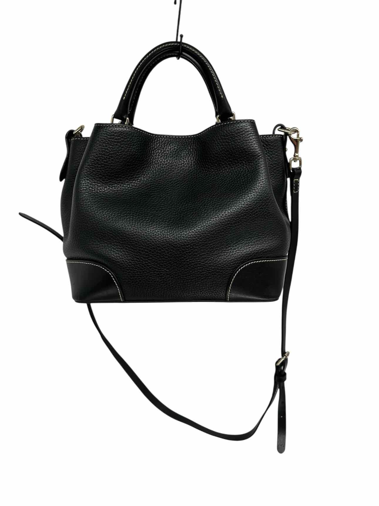 Dooney & Bourke Black Leather Brenna Satchel