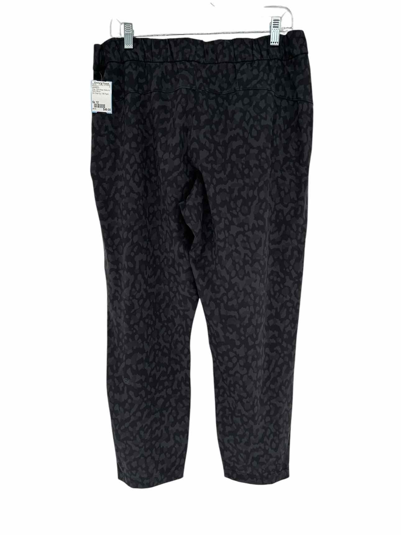 Lululemon On the Fly 7/8 Pant Gray Size 12