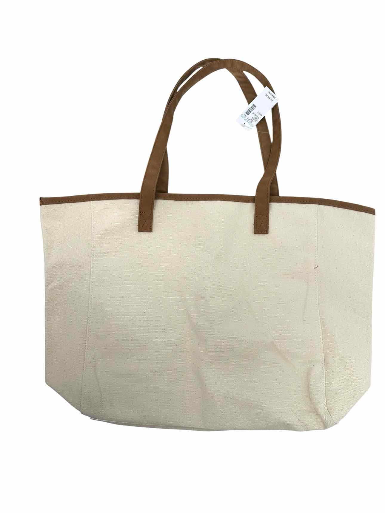 Maurices Beige American Flag Tote **NEW**