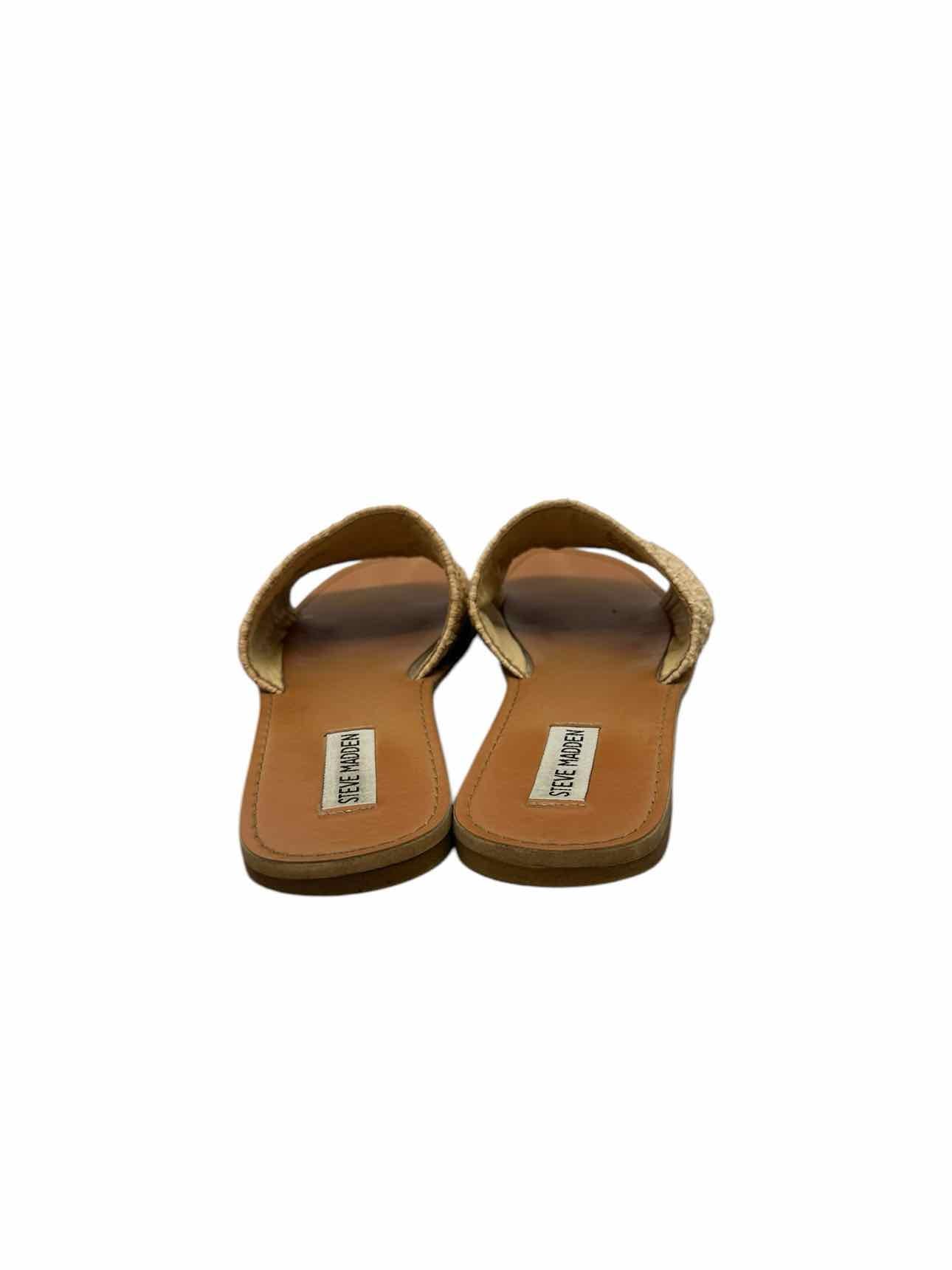 Steve Madden Tide Beige Sandals Shoe Size 7.5