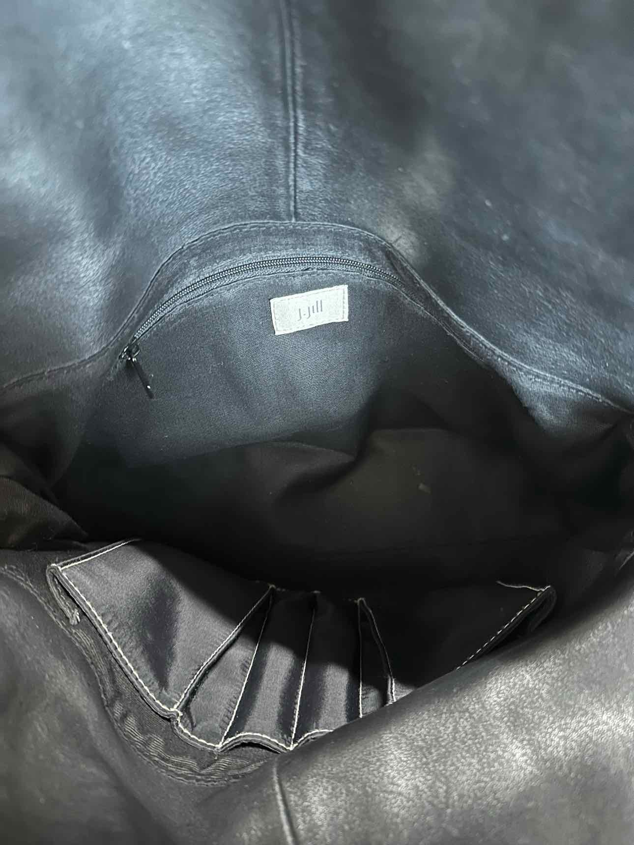 J.Jill Black Leather Shoulder Bag