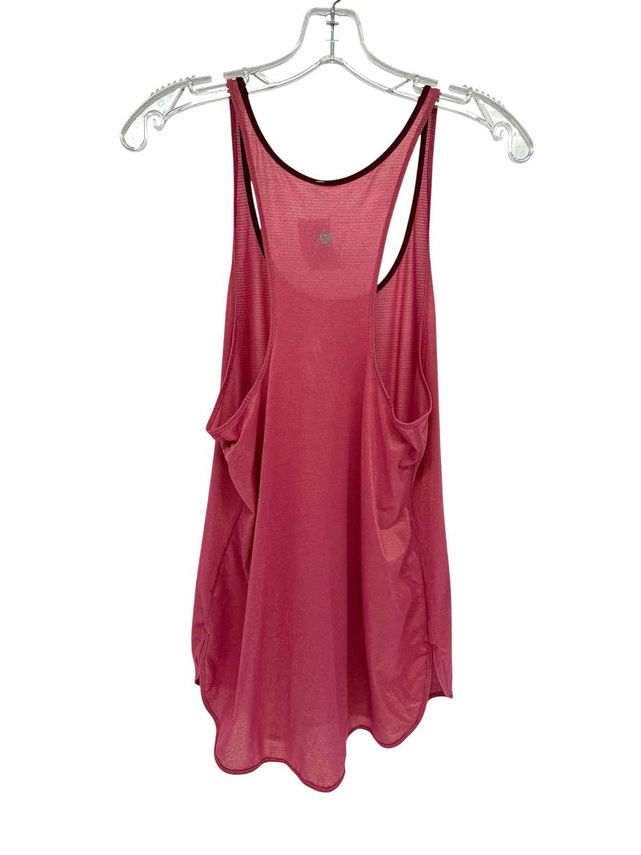 Lululemon What The Sport Singlet Pink Size 8 Tank Top