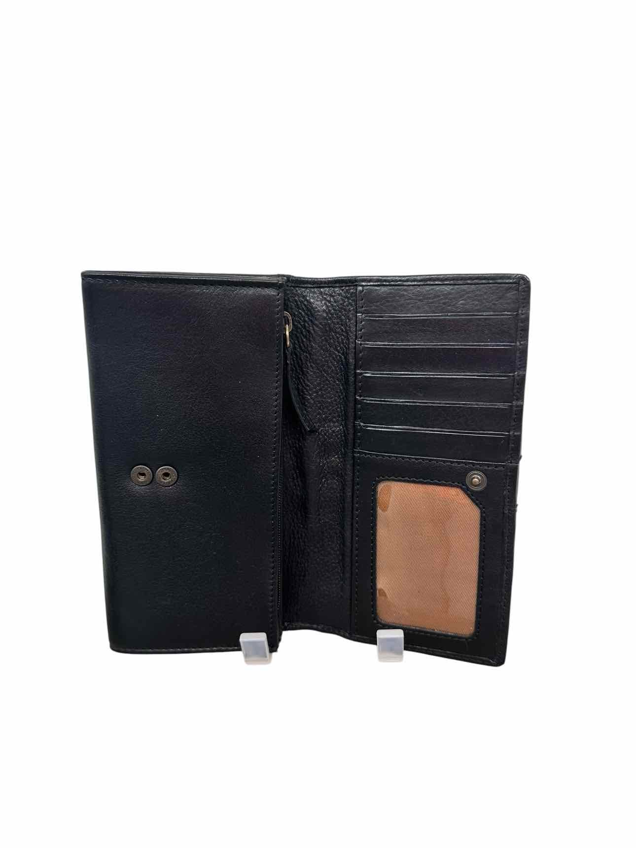 Ili New York Black RFID Flap Wallet