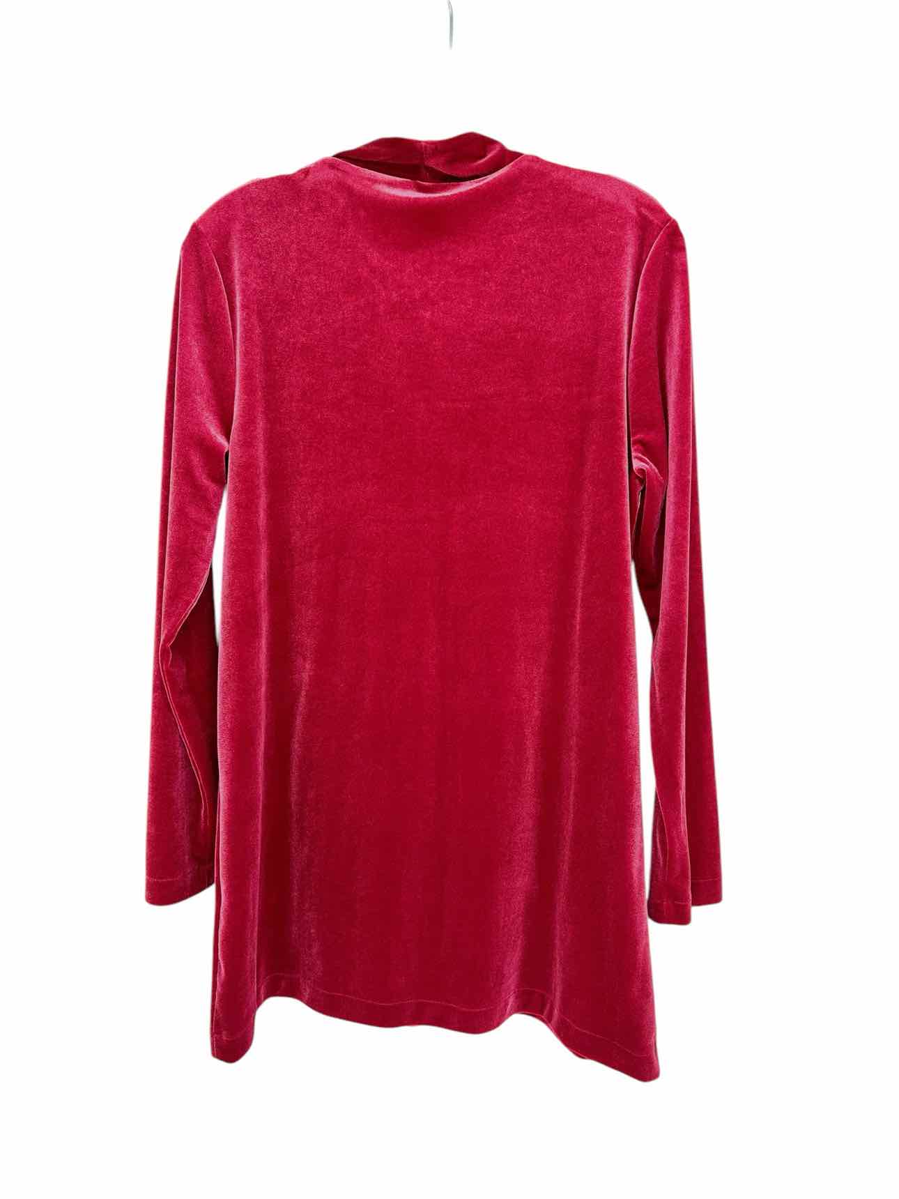Chicos Fuschia Size M Long Sleeve Top **NEW**