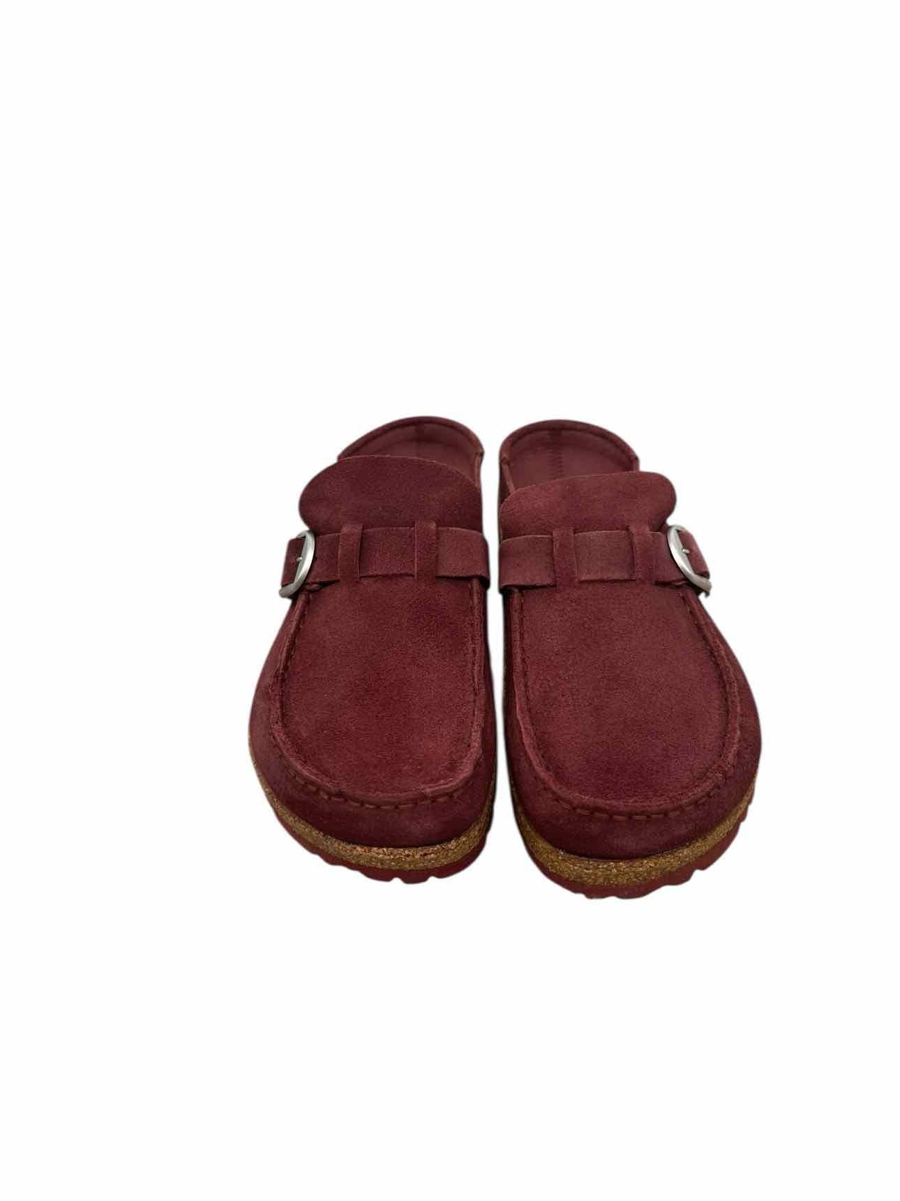 Birkenstocks Buckley Maroon Shoe Size 8 Clogs **NEW**