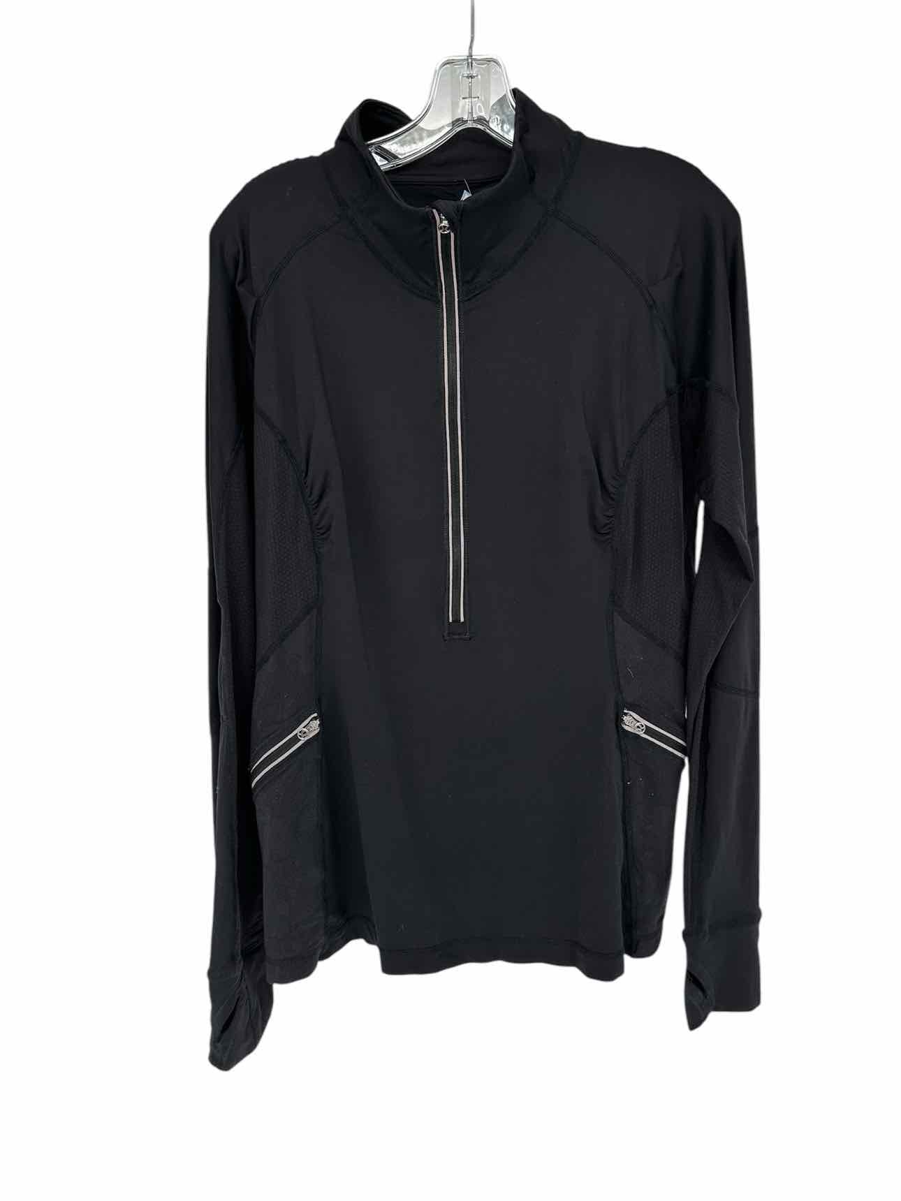 Lululemon Run Wild Half-Zip Black Size 10