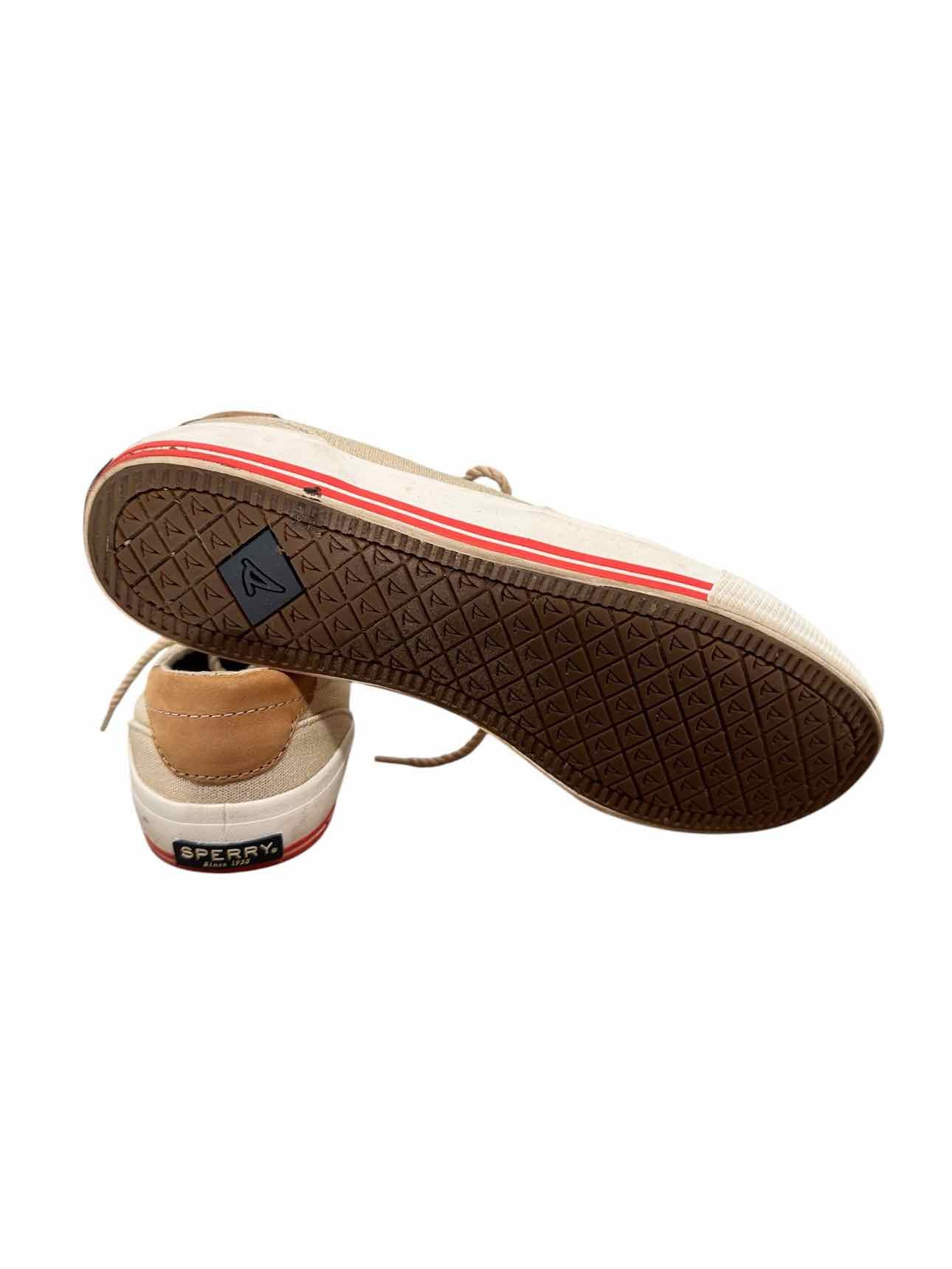 Sperry Crest Vibe Gold Sneakers Shoe Size 9
