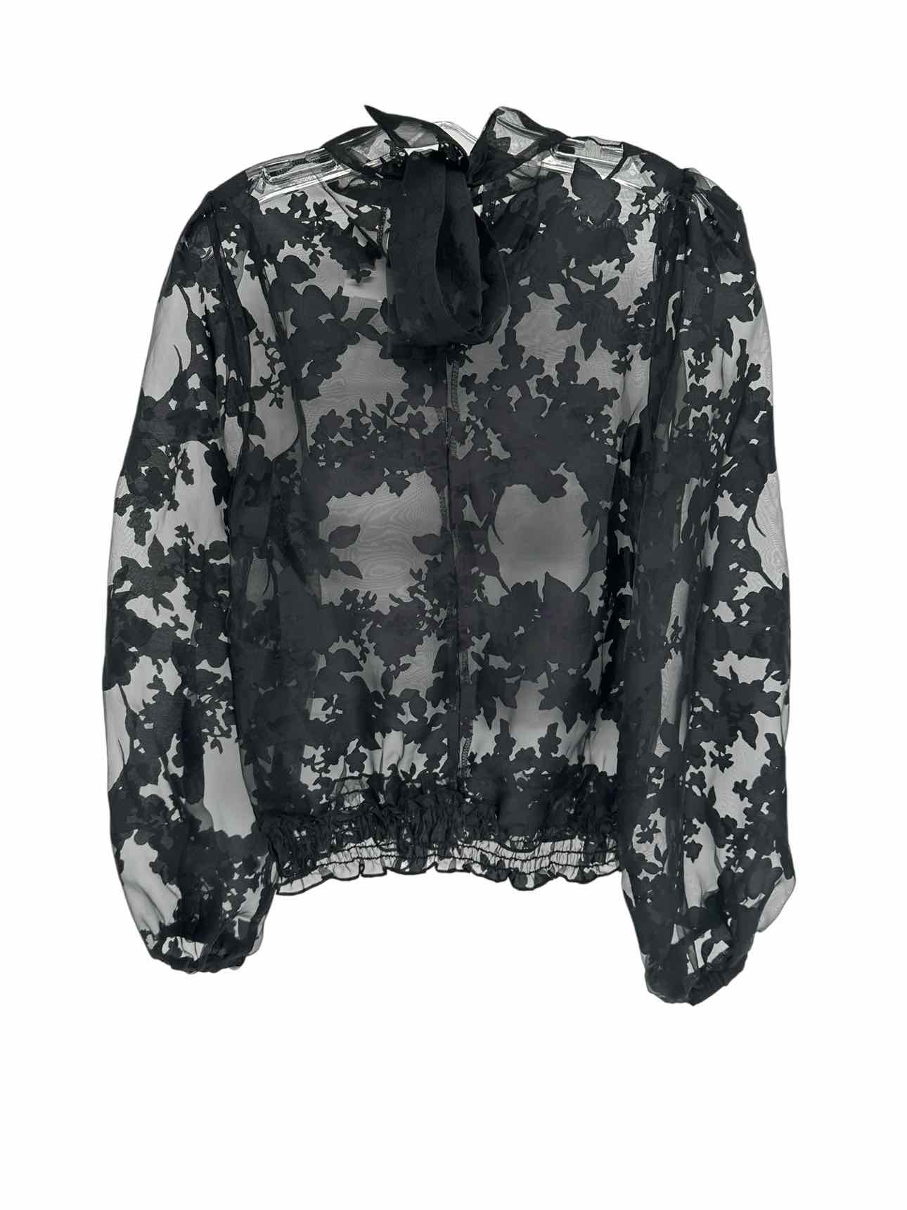 Zara Black Size S Long Sleeve Top