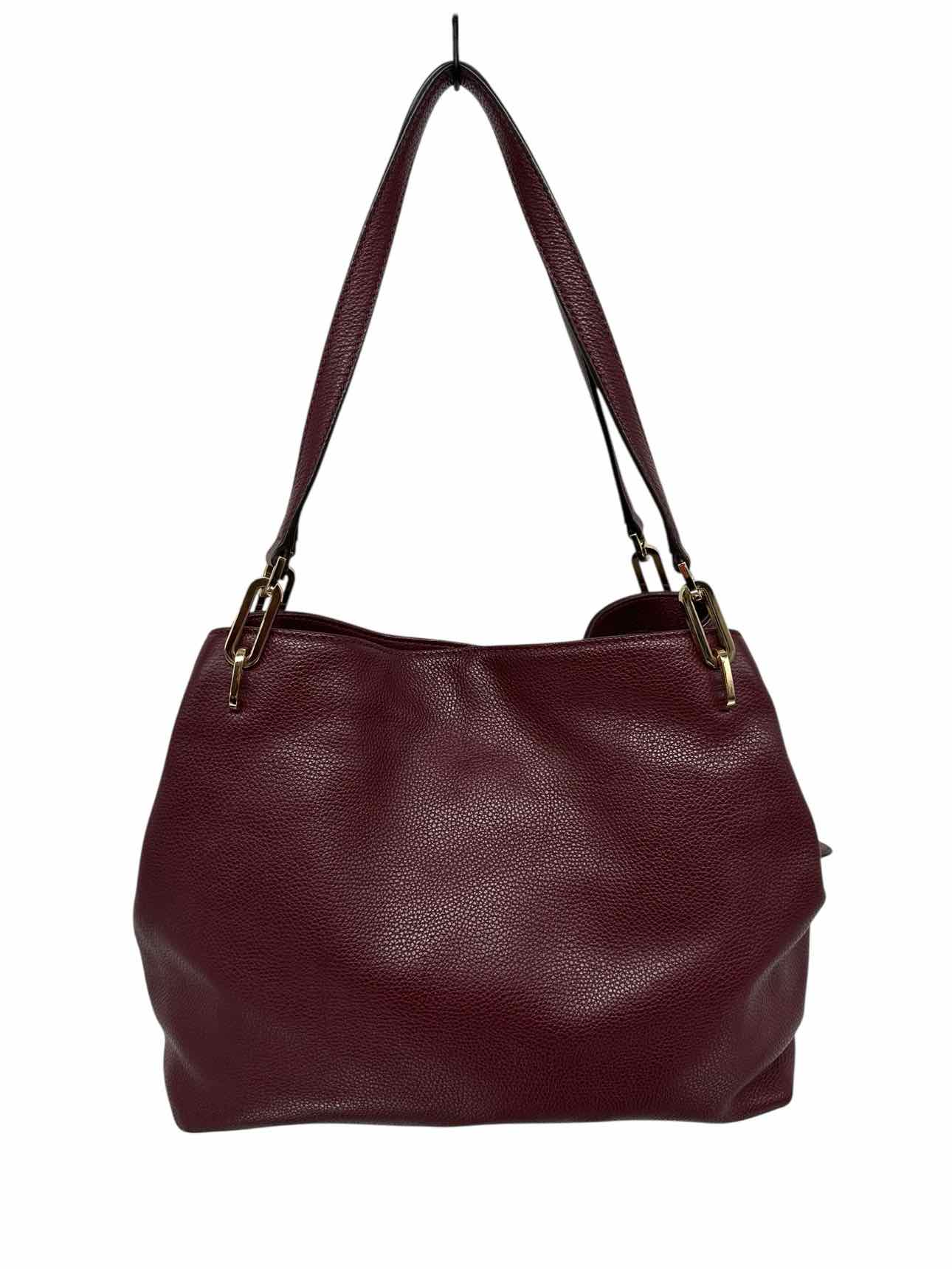 Michael Kors Leighton Merlot Satchel