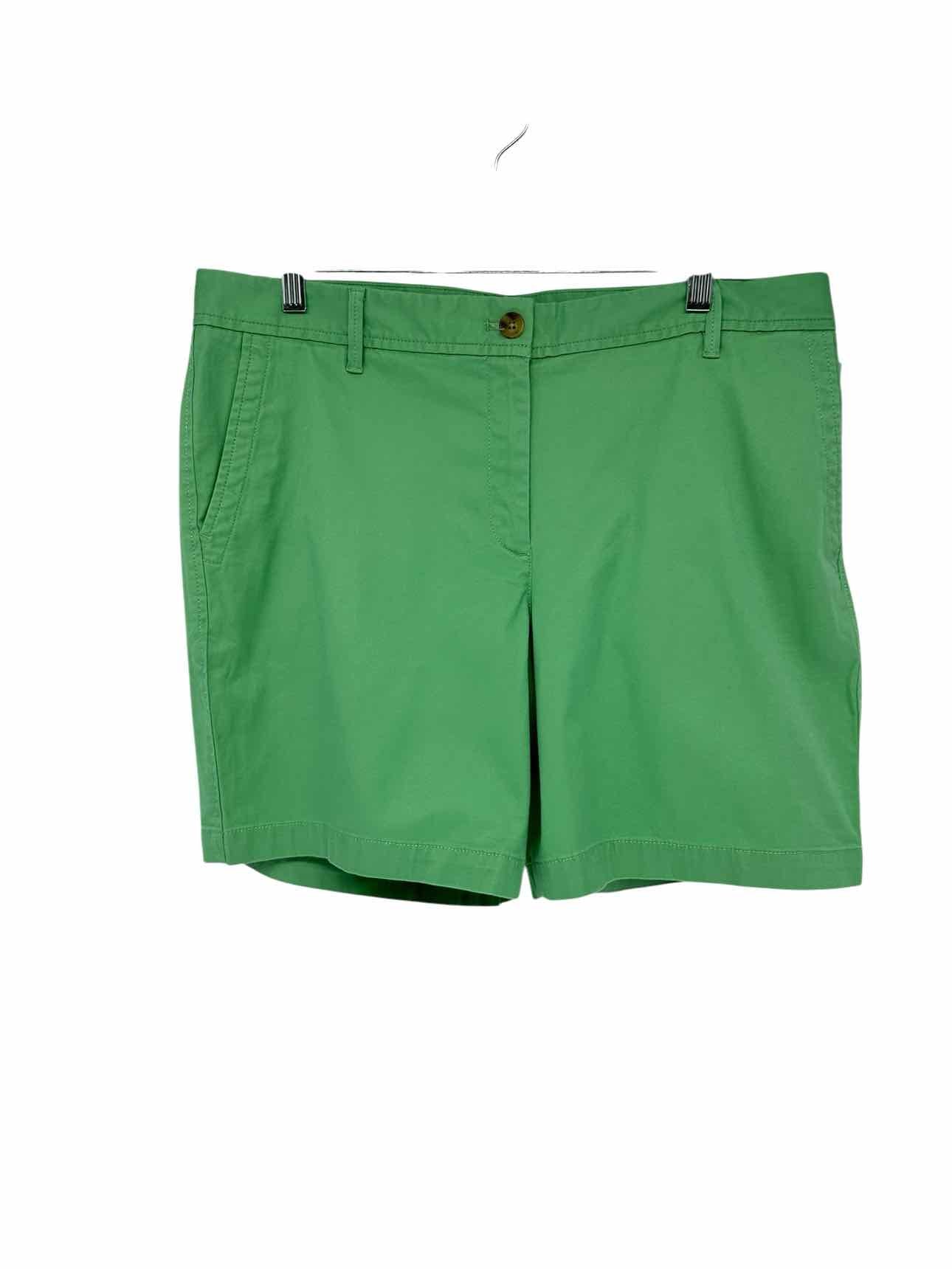 Talbots Relaxed Chino Short Green Size 12