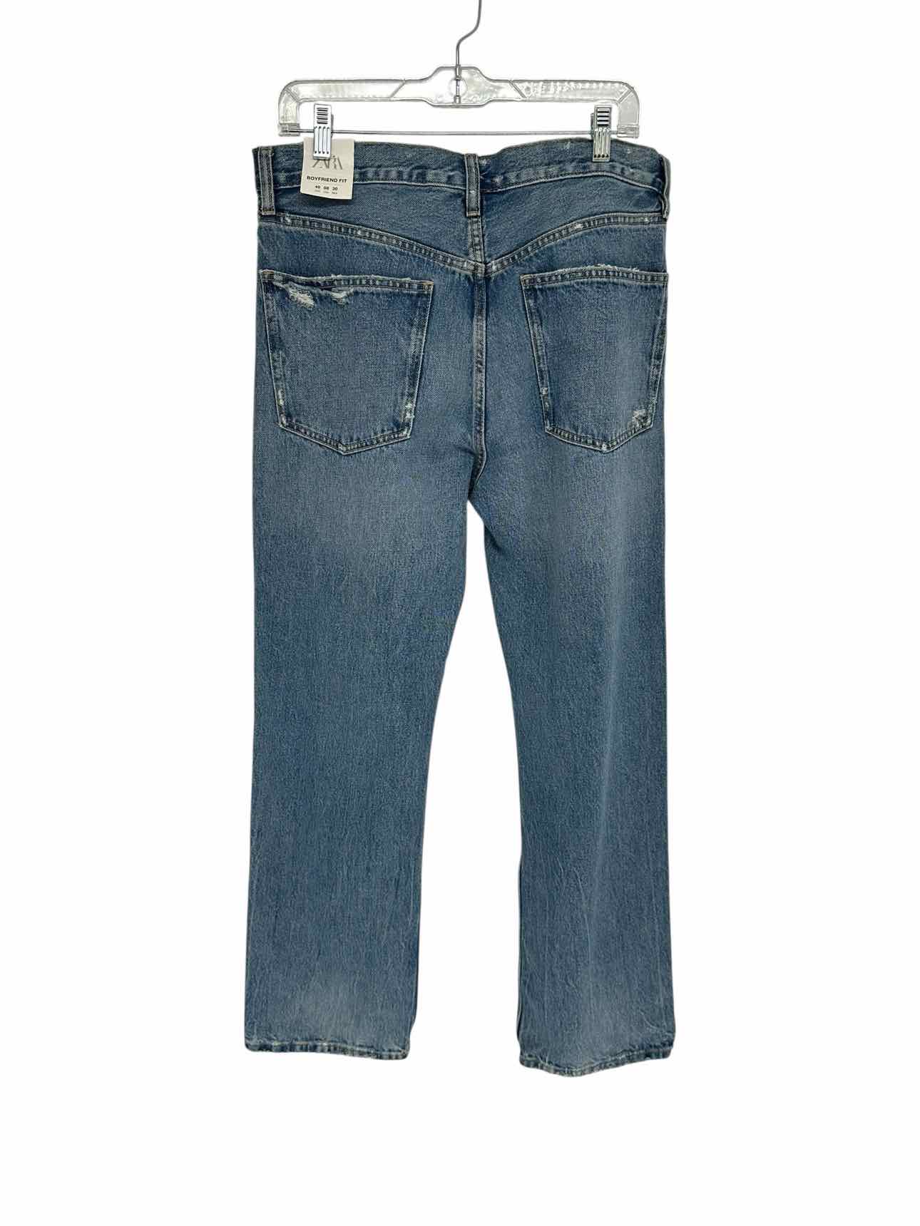 Zara Boyfriend Fit Blue Jeans Size 8 **NEW**