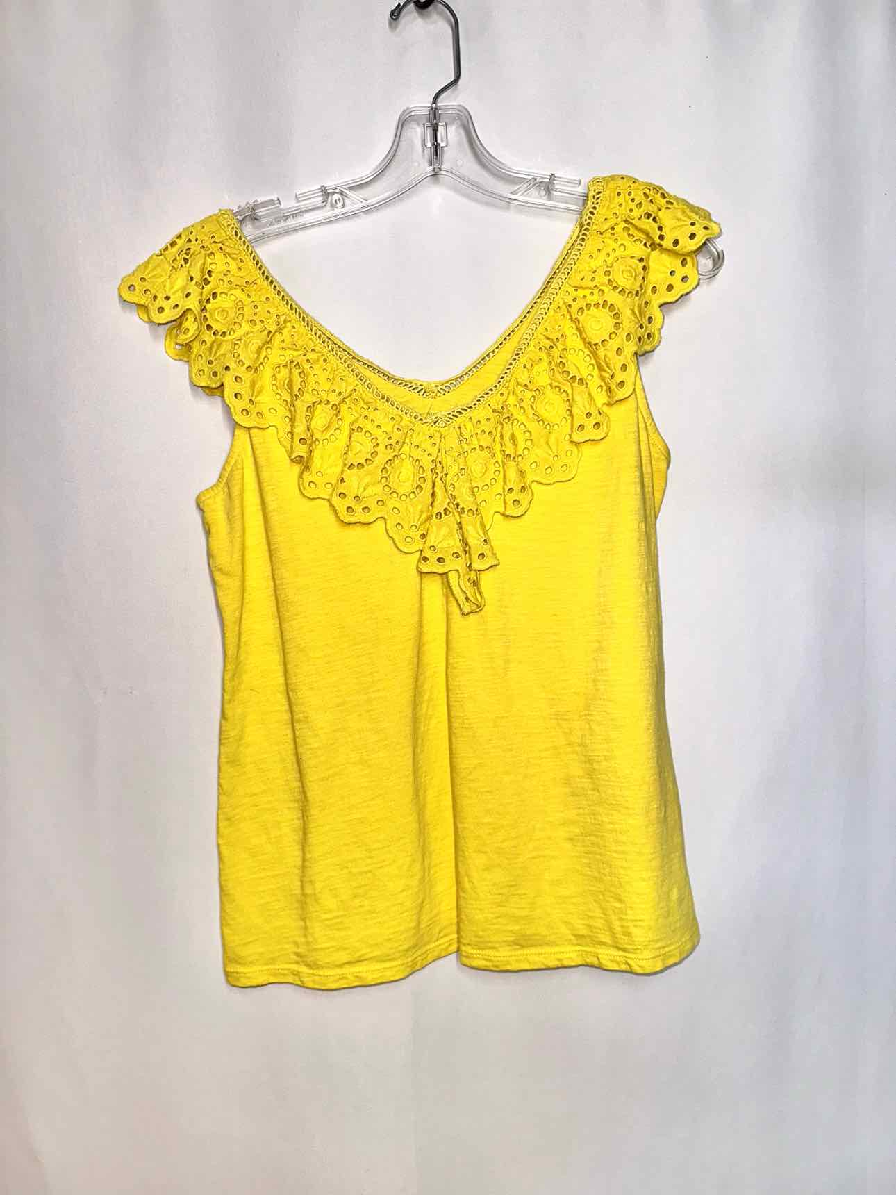 Lilly Pulitzer Yellow Size S Sleeveless Top