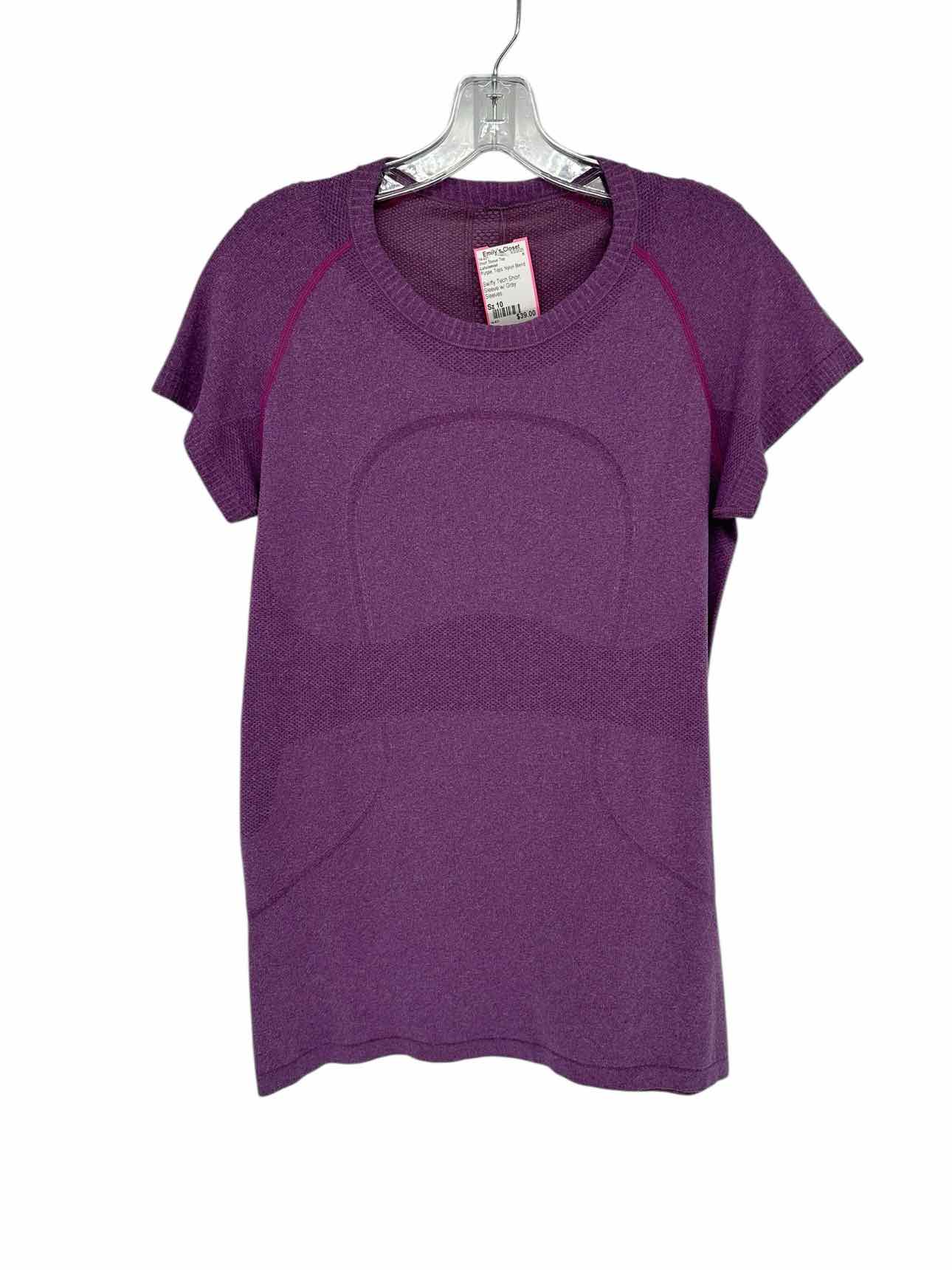 Lululemon Swifty Tech Short Sleeve Purple Size 10