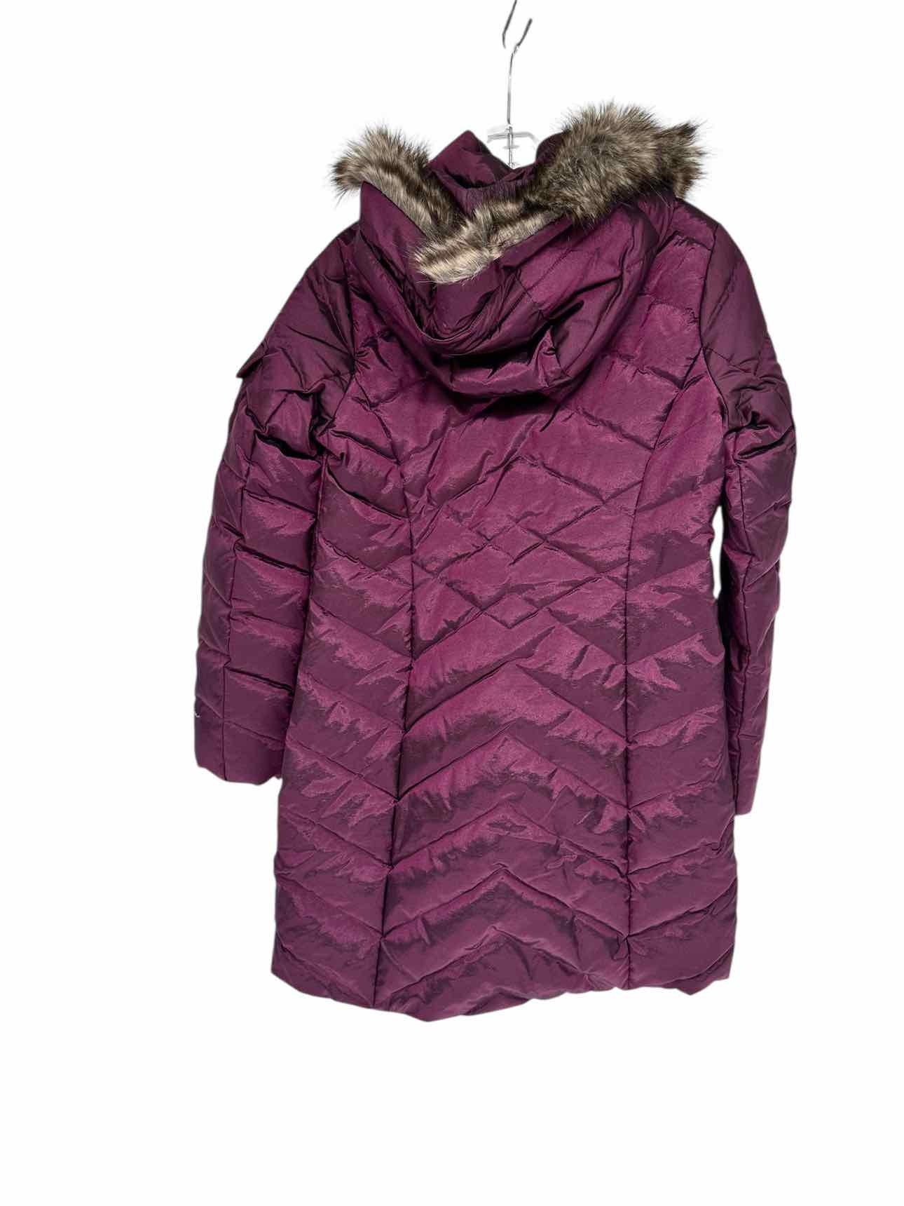 Eddie Bauer Crystal Ridge Down Parka Plum Coat Size S **NEW**