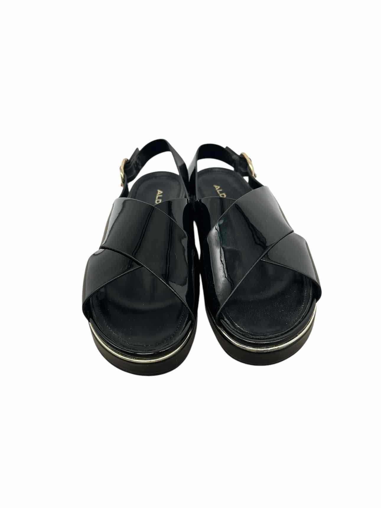 Aldo Black Shoe Size 8 Sandals