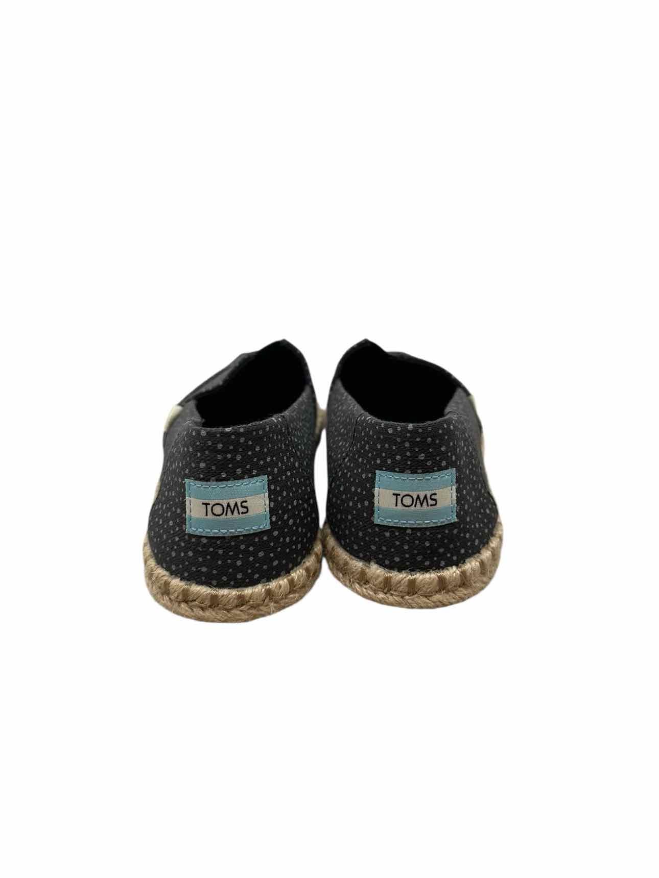 Toms Alpargata Rope Black Espadrilles Shoe Size 8 **NEW**