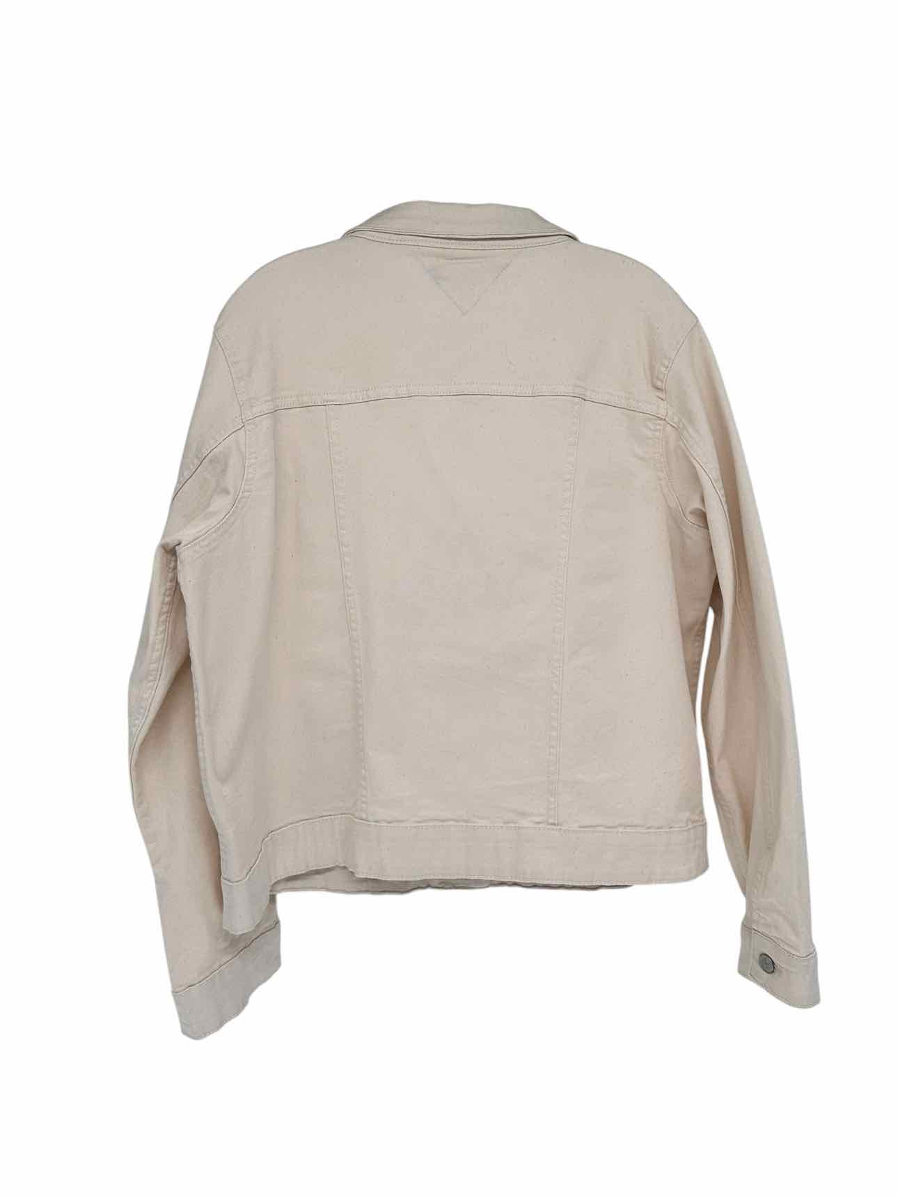 Tommy Hilfiger Cream Size XXL Jean Jacket