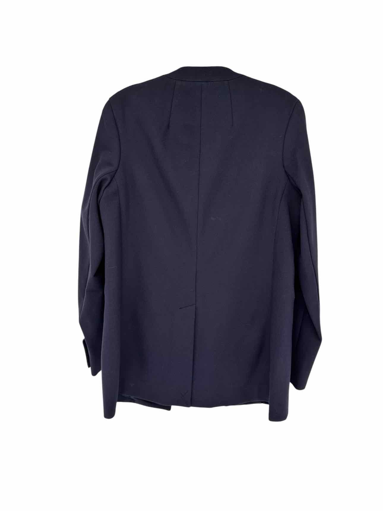 Spanx Navy The Perfect Collarless Cutaway Blazer Size XS