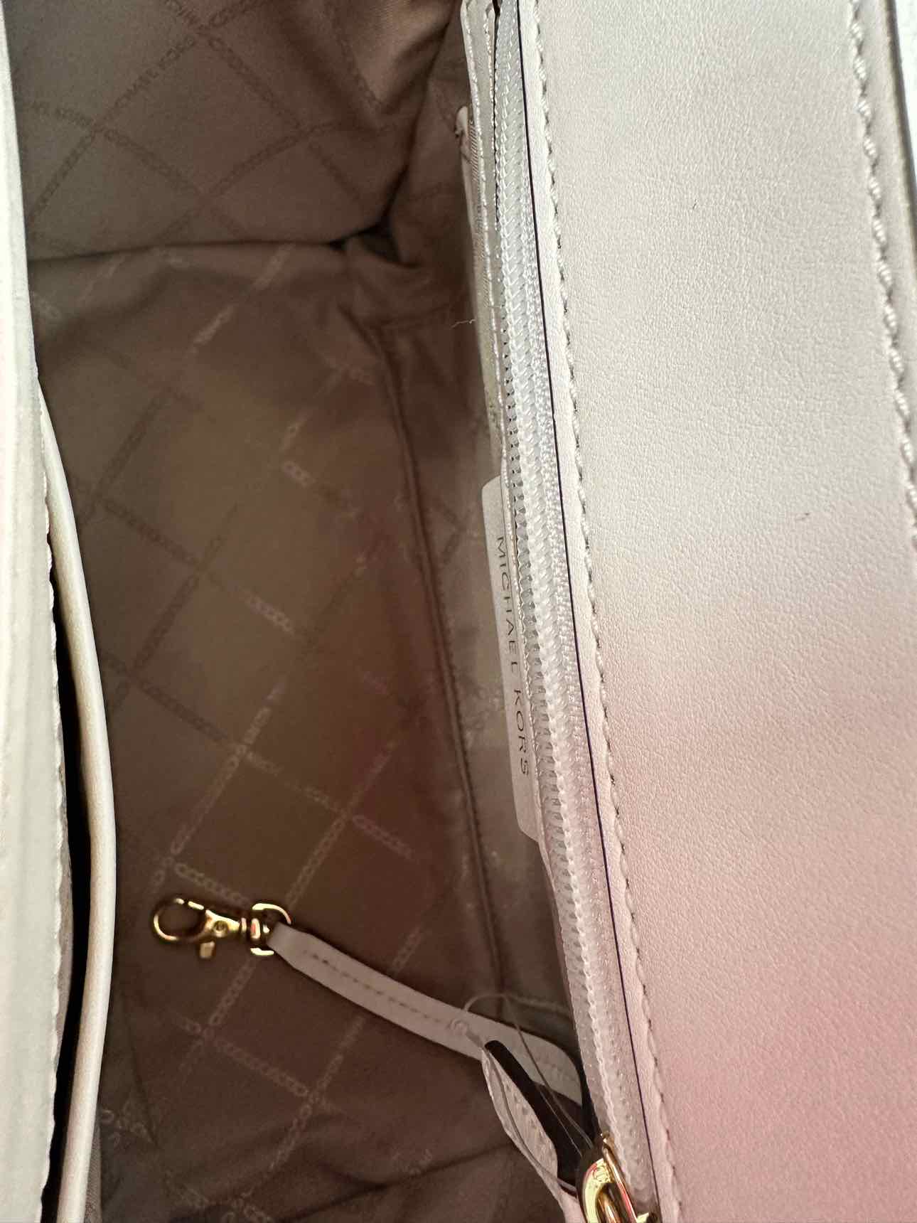 Michael Kors Off-White Leather Satchel