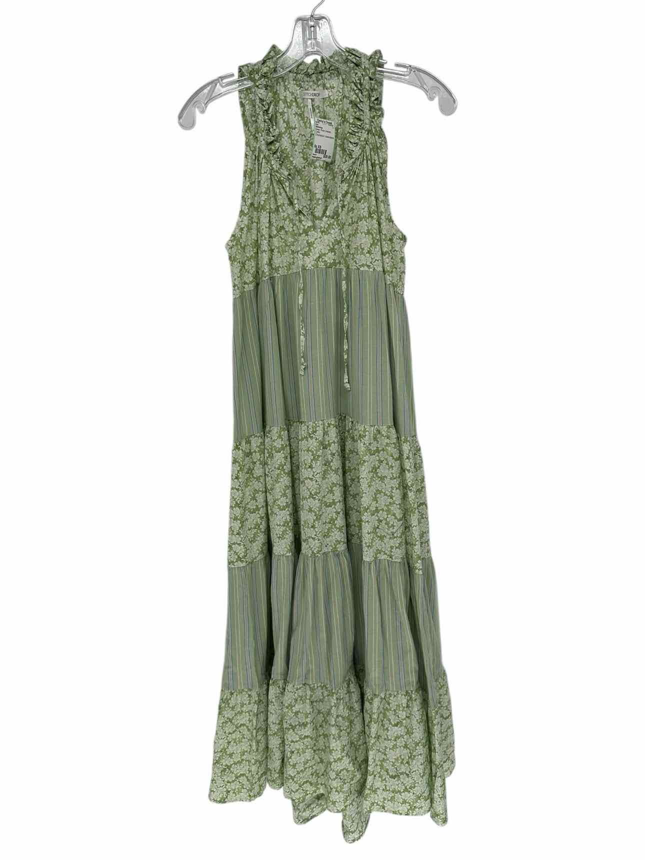 Stitchdrop Charleston Sleeveless Green Maxi Size XS