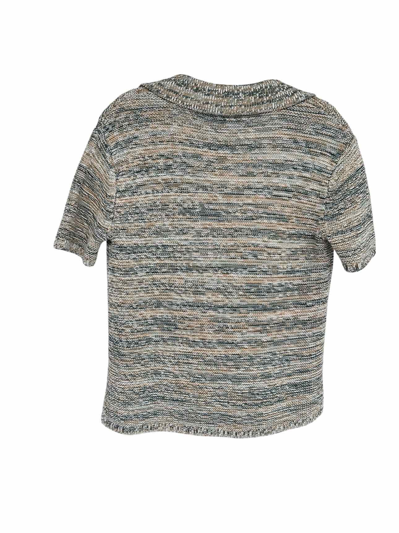 Haven Green Spacedye Johnny Collar Sweater Size XS