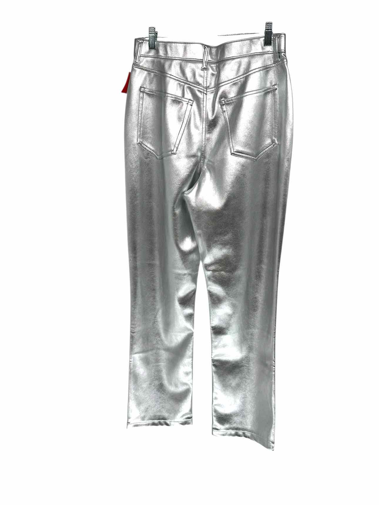 Abercrombie & Fitch The 90's Straight Ultra High-Rise Silver Pants Size 12