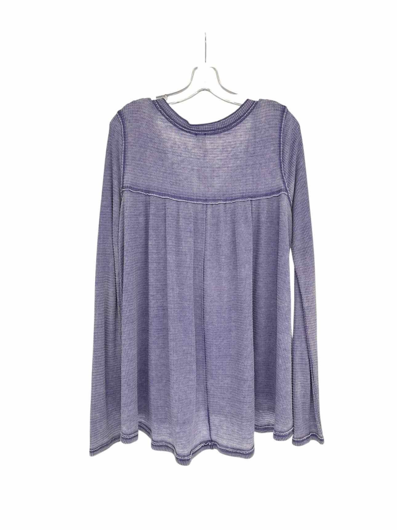We The Free Kai Henley Top Purple Size L