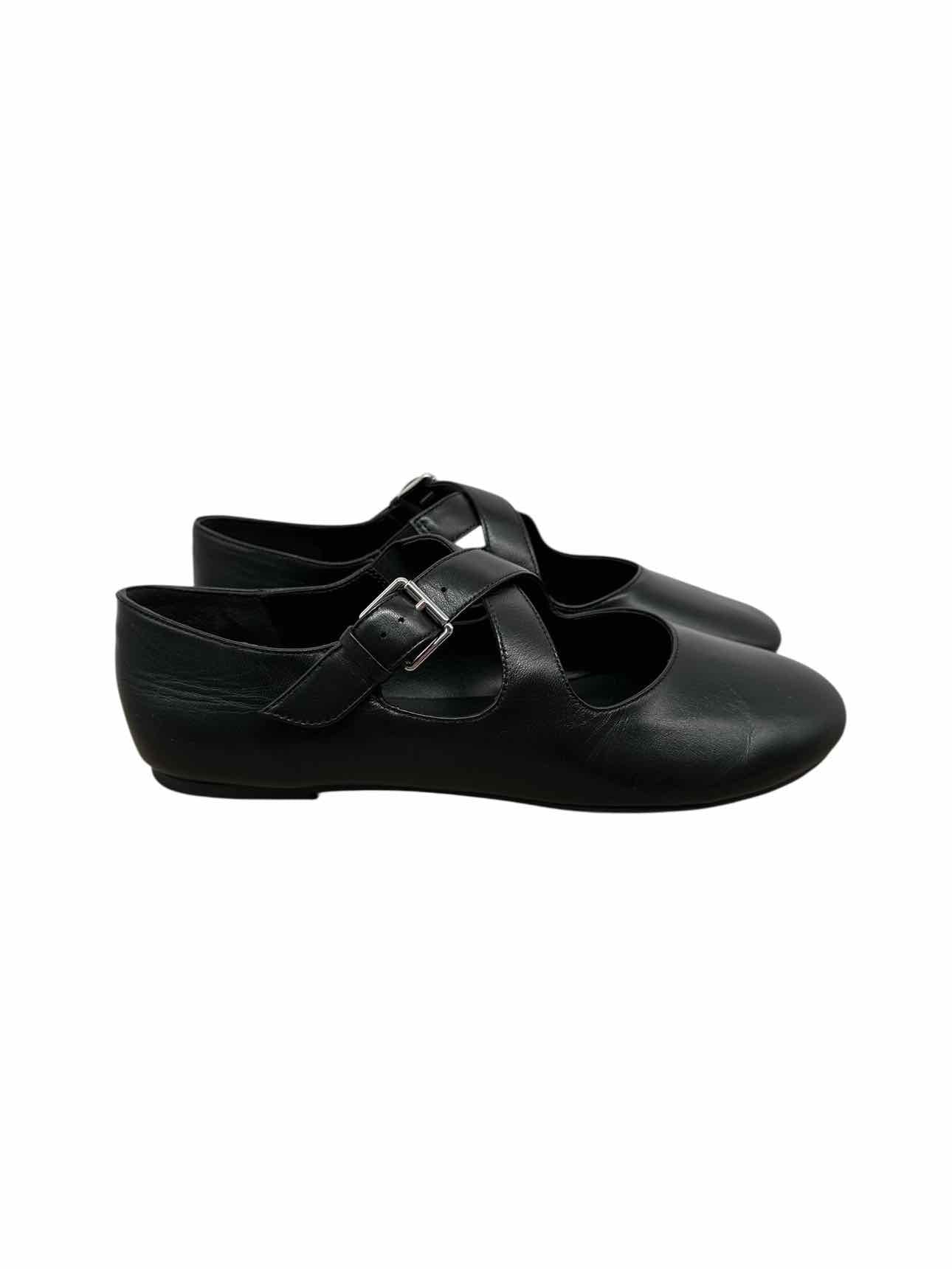 Maeve Criss Cross Mary Janes Black Shoe Size 7 **NEW**