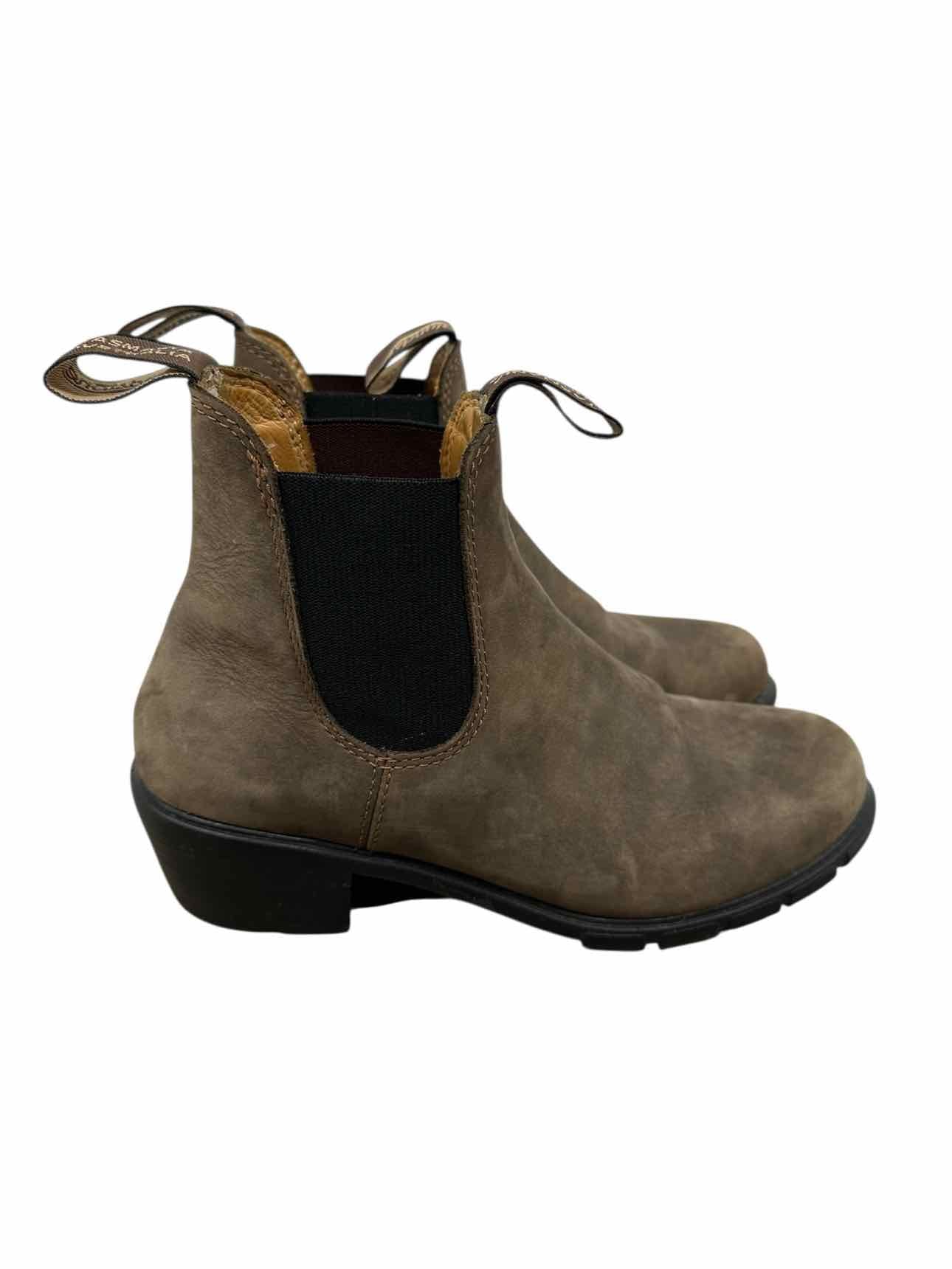 Blunderstone Series #1673 Lug Sole Brown Bootie Shoe Size 7