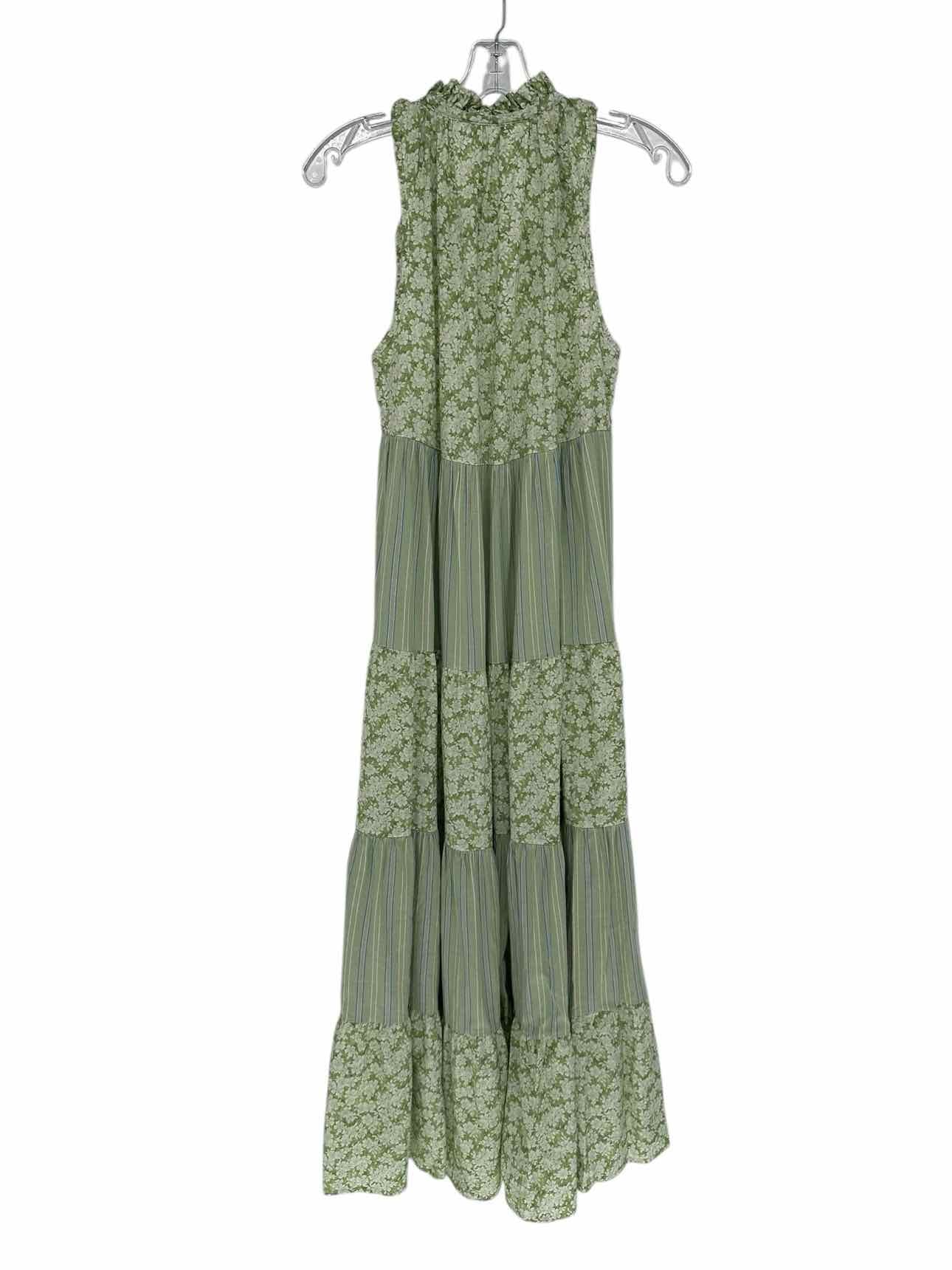 Stitchdrop Charleston Sleeveless Green Maxi Size XS