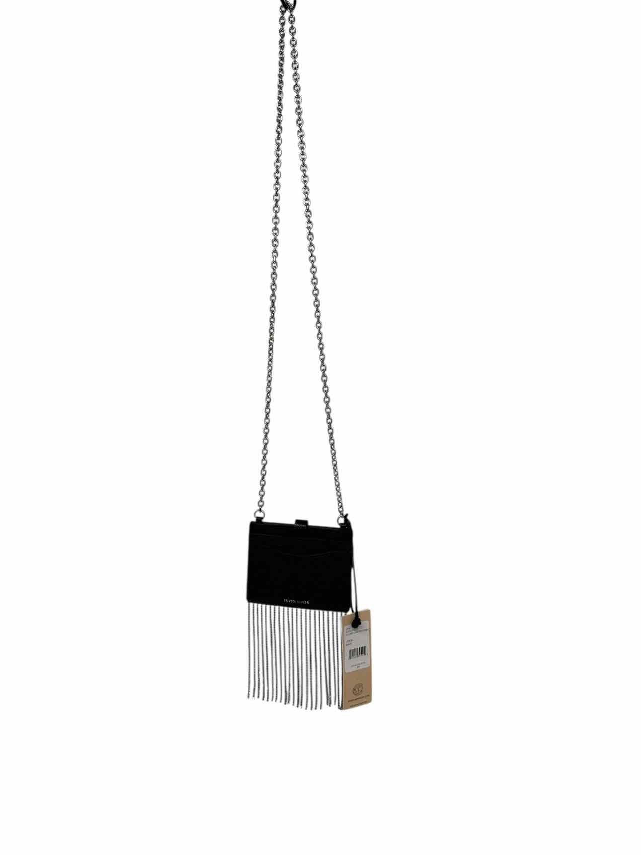 Rebecca Minkoff LG Card Case w/ Chain in Black **NEW**